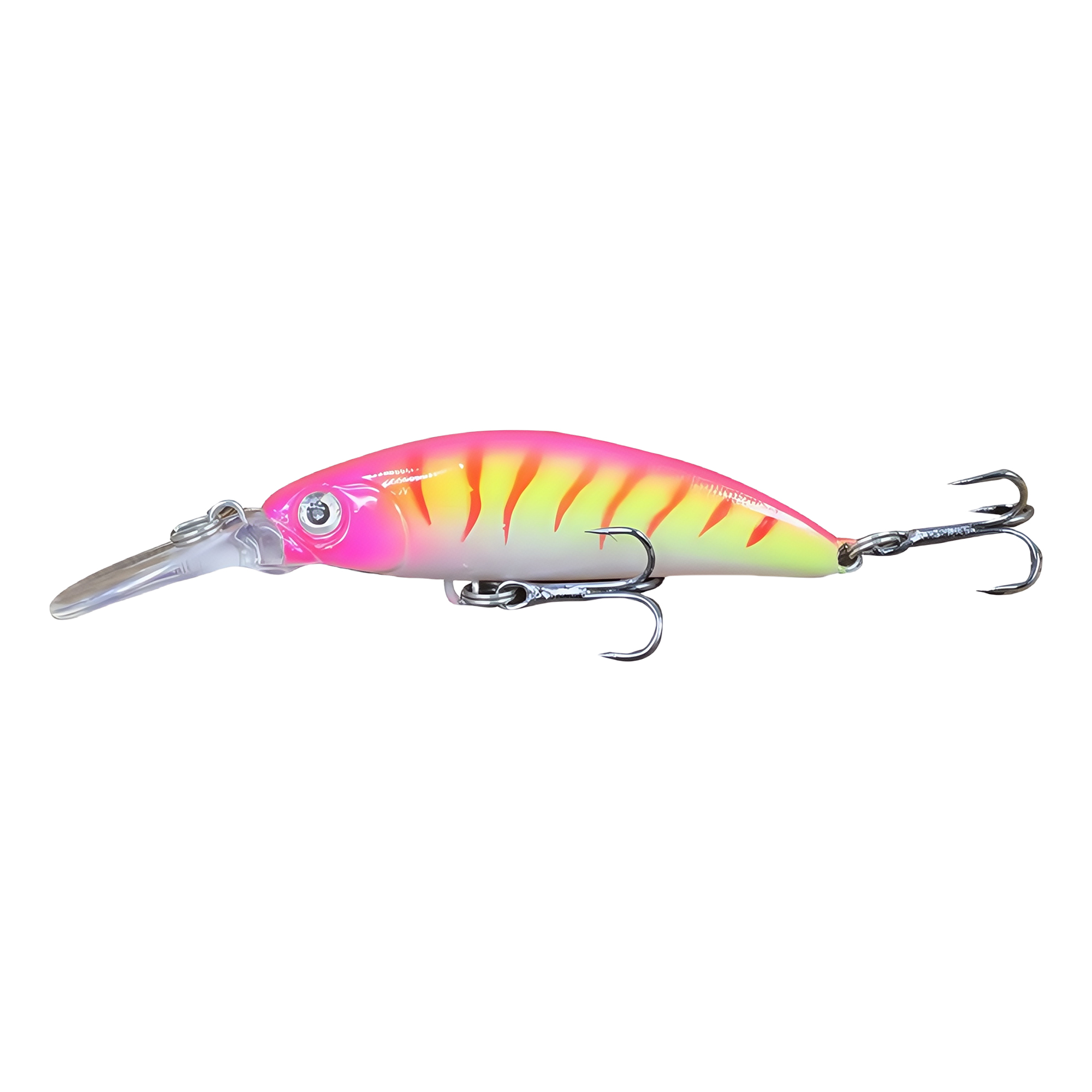 70mm 6g Diving Minnow Hard Lure with Long Lip for Long Casting Bass Pike Fishing 5