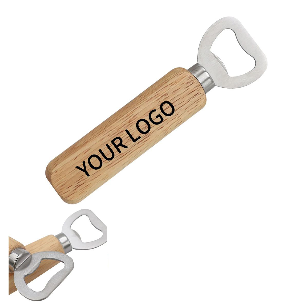 Wooden Portable Drink Bottle Opener 2