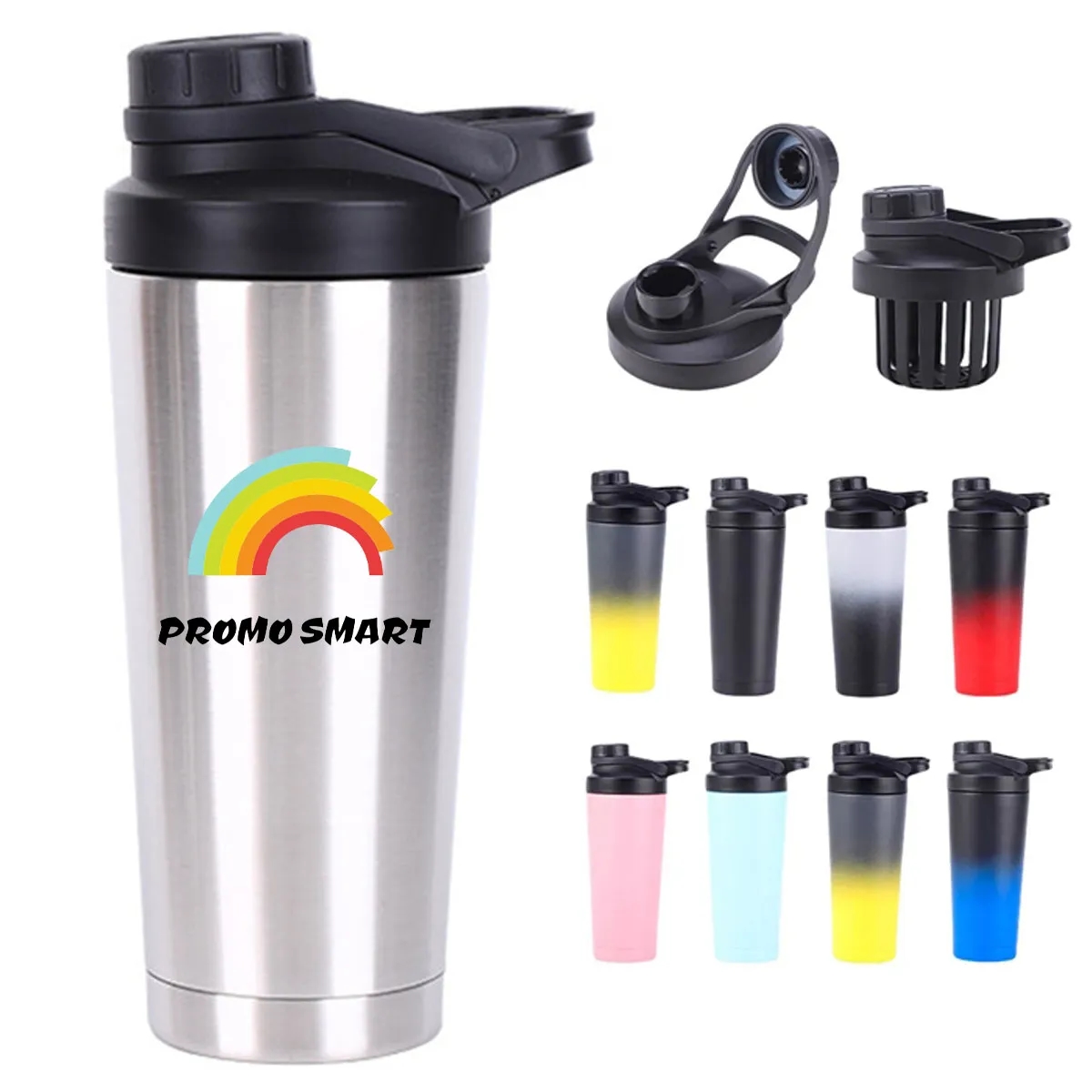25oz Insulated Stainless Steel Cups Multi Lids Available 7
