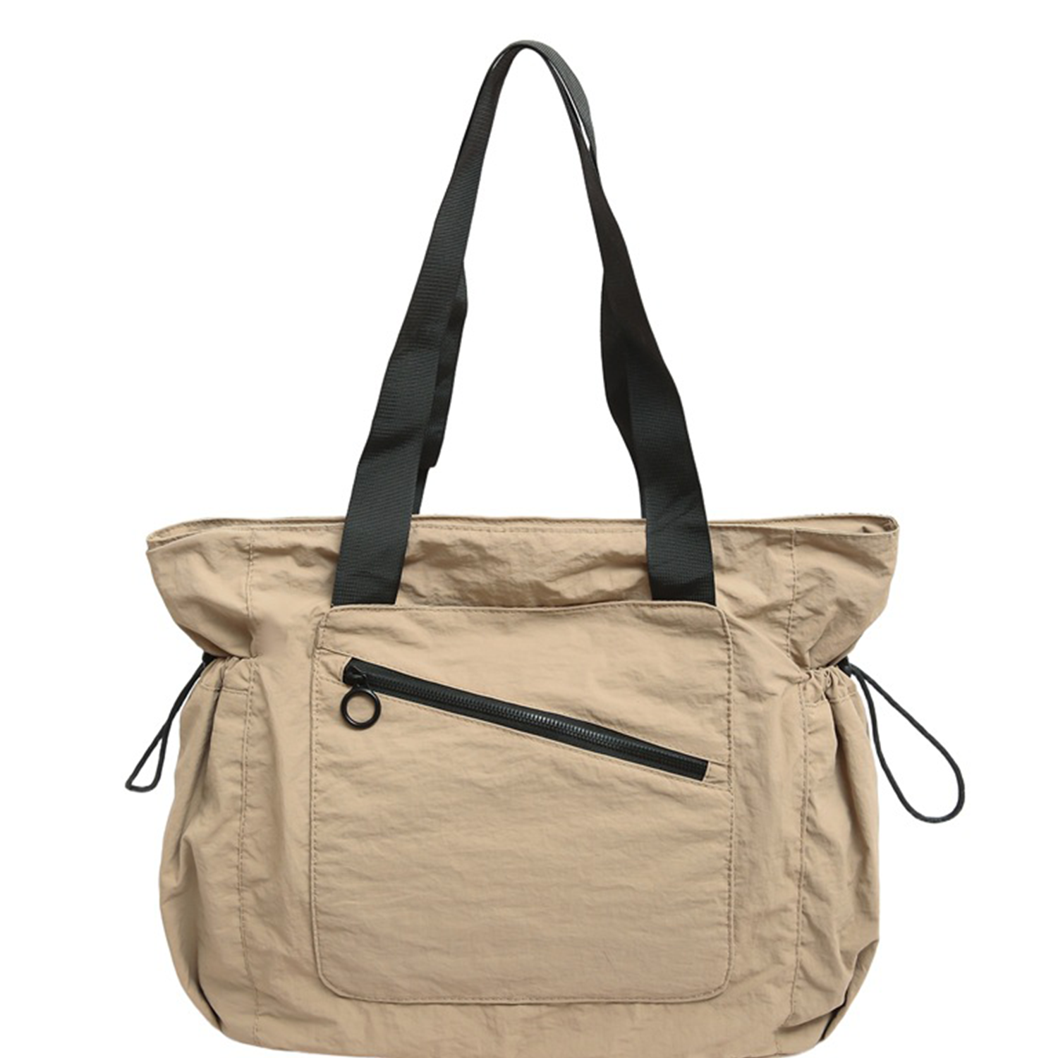 Large Capacity Nylon Shoulder Tote Bag, custom tote bag with logo imprint 11