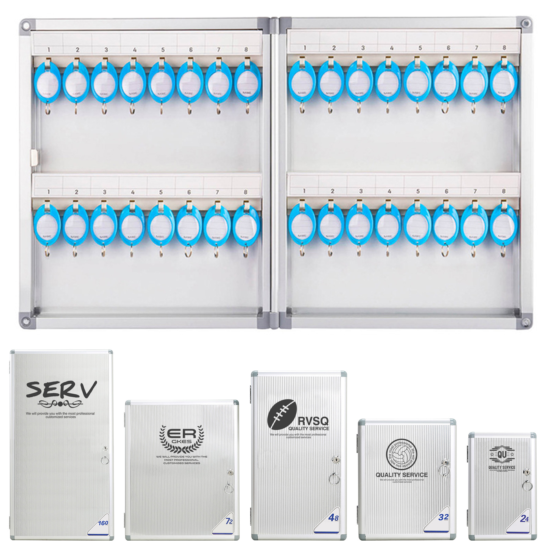 32 Keys Lock Box Wall-Mounted 2