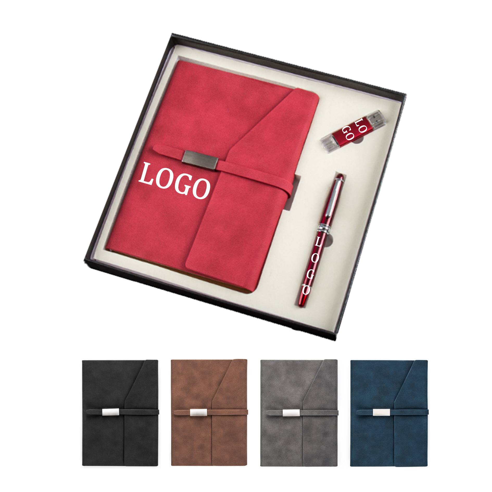 Business Set Journal With Pen And Flash Drive 3
