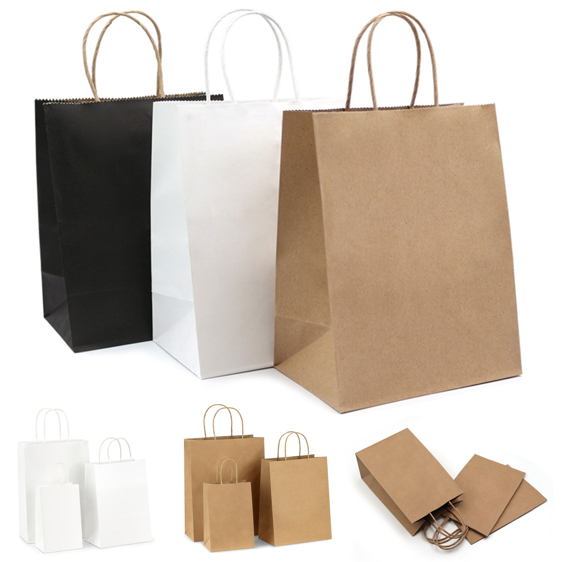 Brown Paper Bag with Handle 1