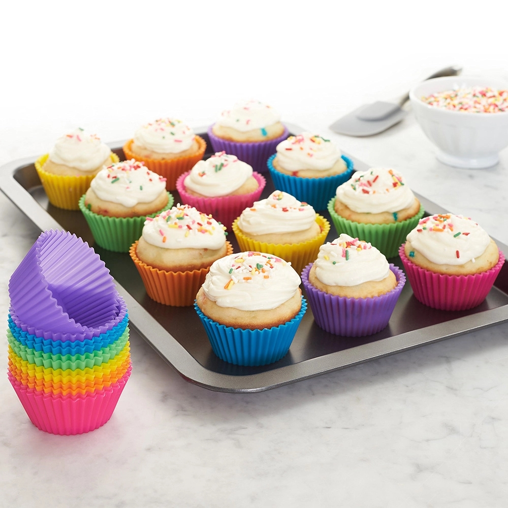 Reusable Silicone Muffin Baking Cups 2