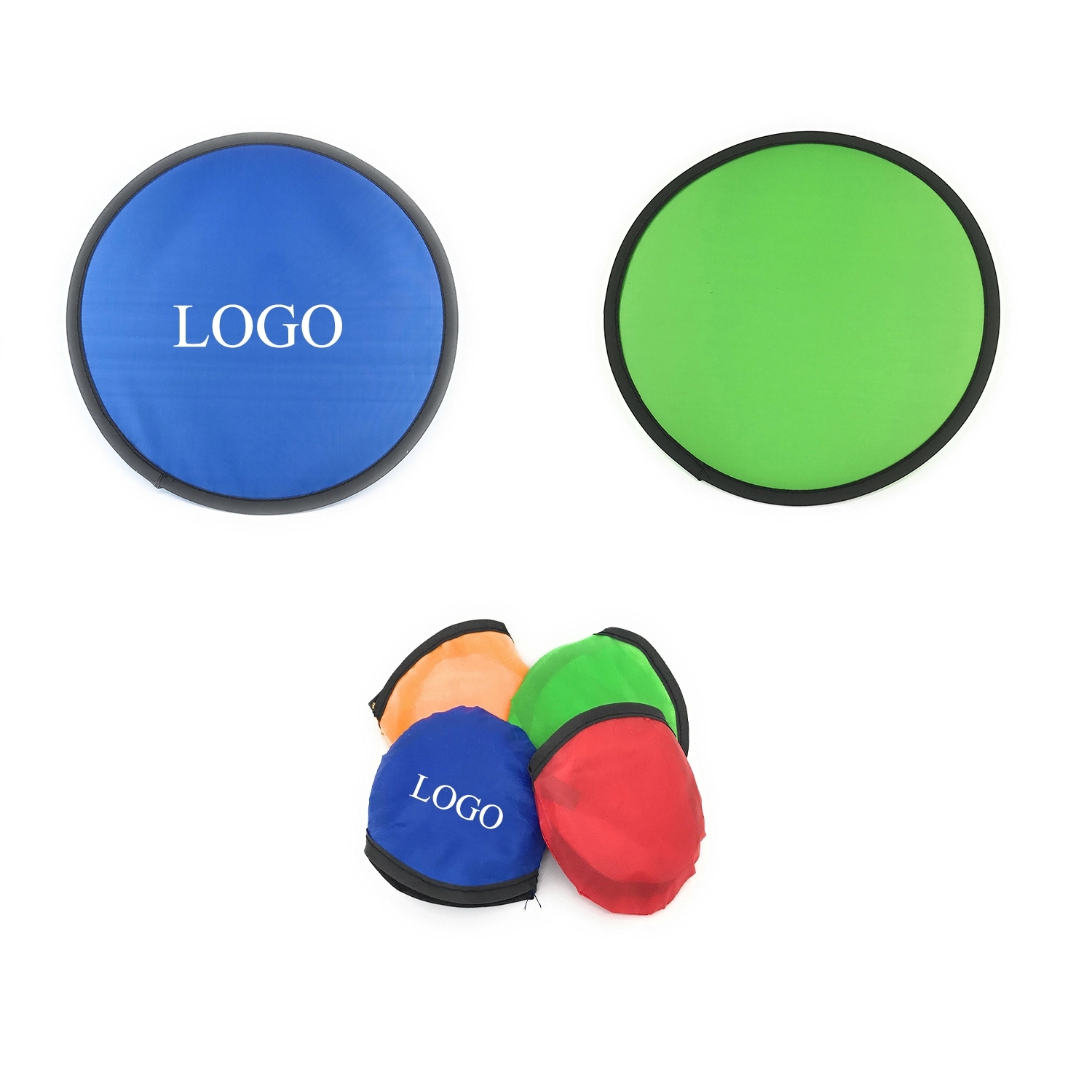 Foldable Pocket Flyer Disc with logo 2
