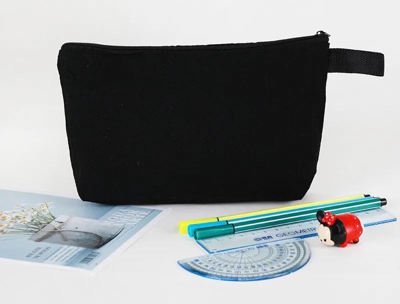 Multicolor Canvas Pencil Case 2