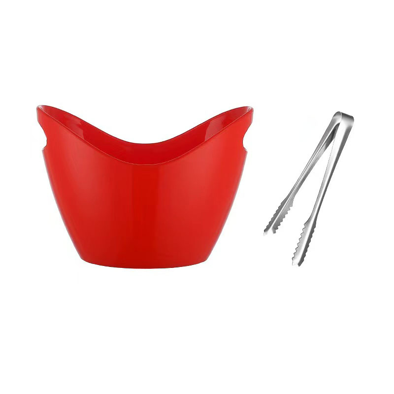 Acrylic Plastic Elegant Clear Ice Wine Bucket 1