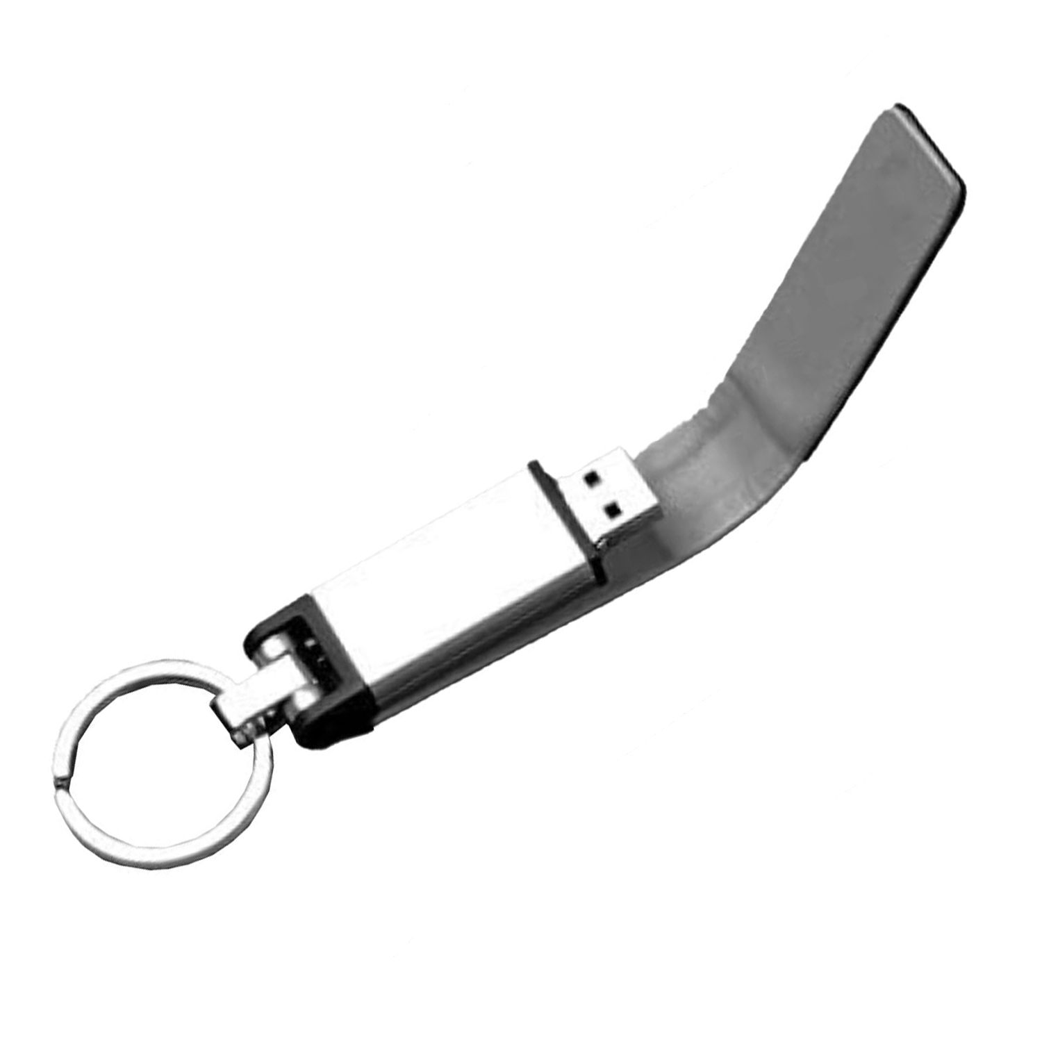 Leather Fast USB with Keyring 3
