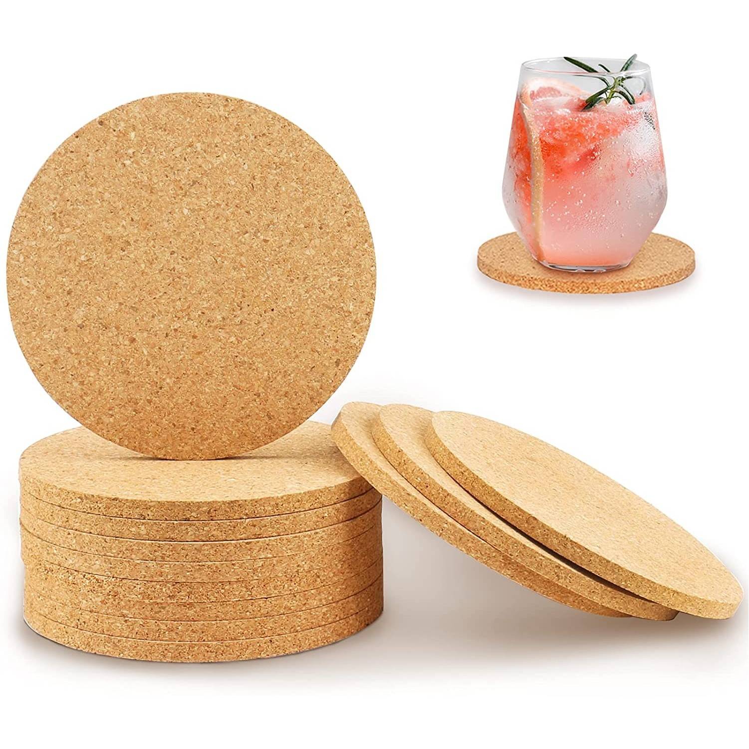 Natural Cork Coasters 2