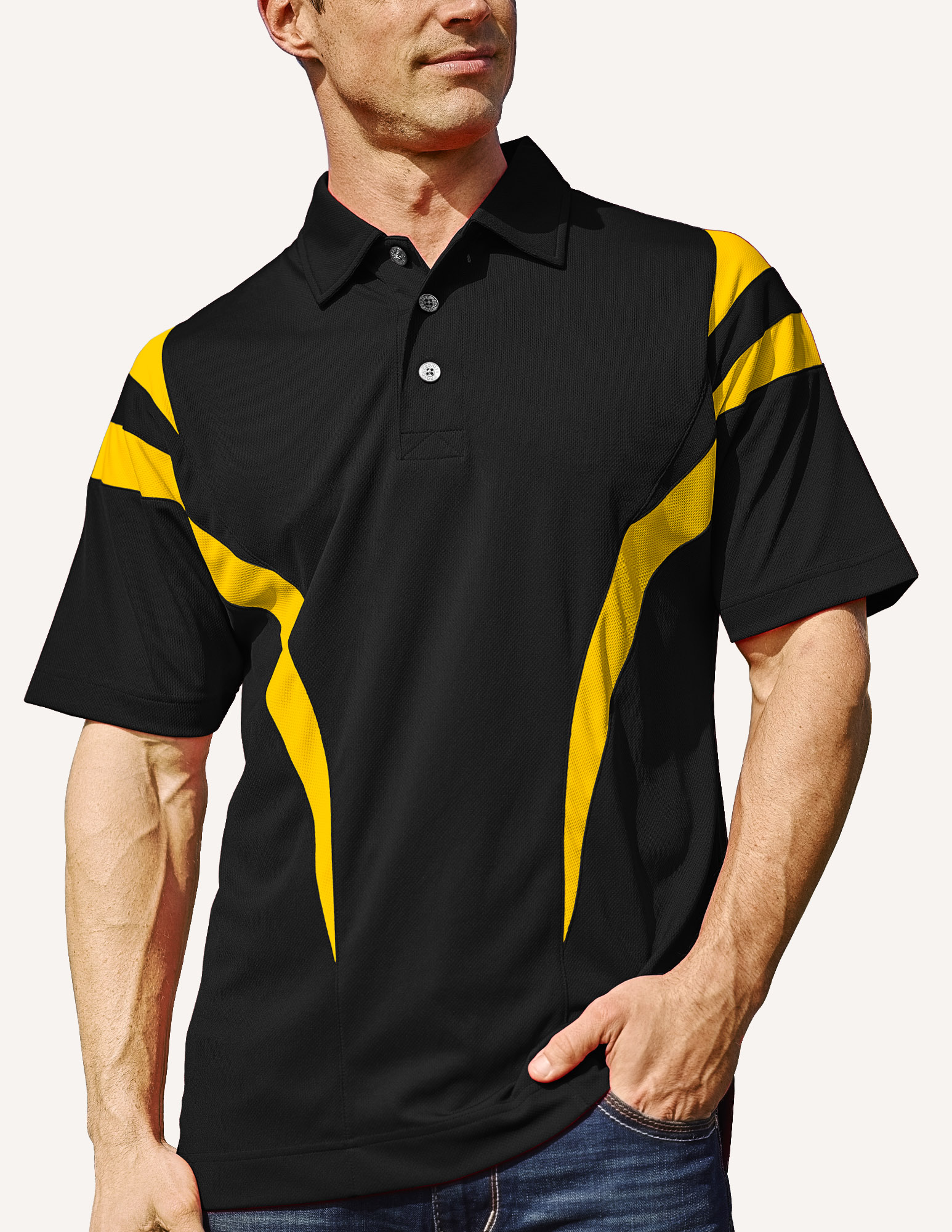 Men's Flame Thrower Polo Shirt 7