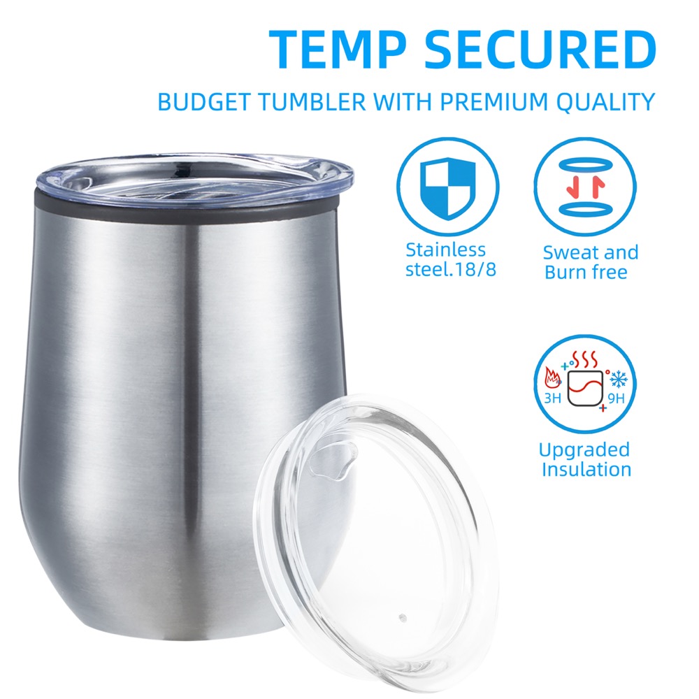FY-502 12 oz Budget Stemless Wine Tumbler 3