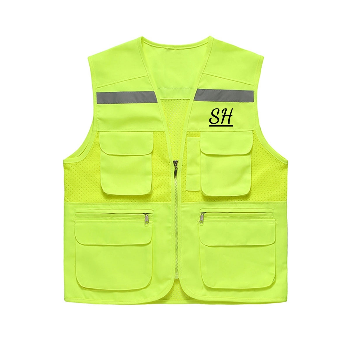 Breathable Safety Workwear Waistcoat With Pockets 5