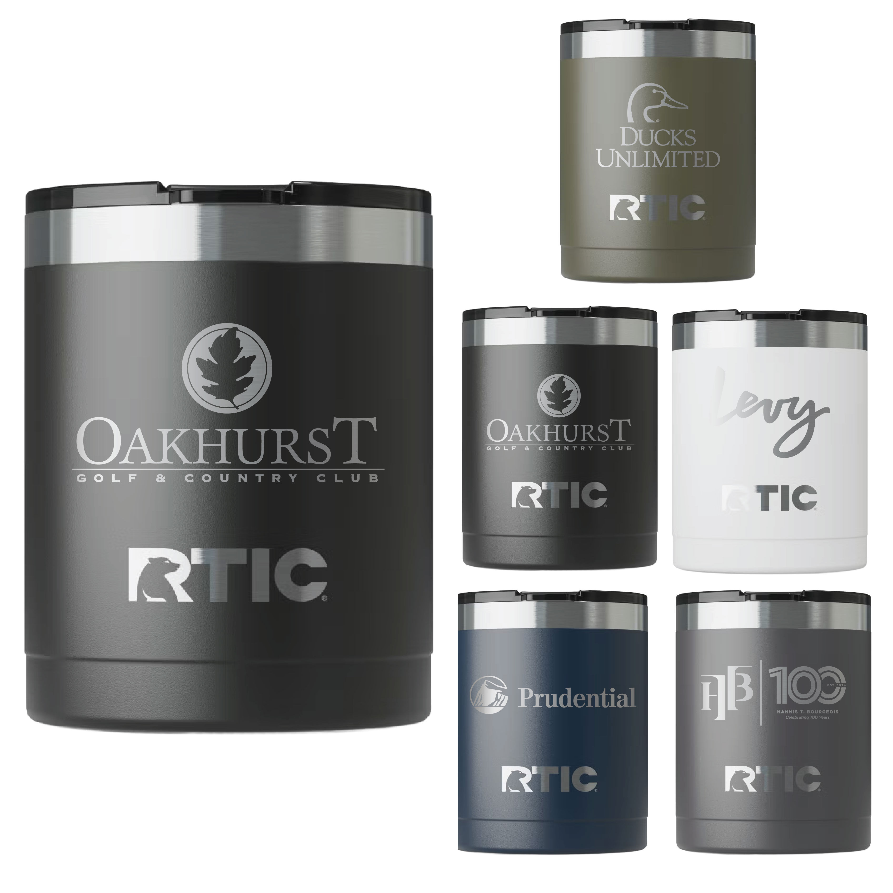 RTIC 12oz Stainless Steel Ceramic-Lined Lowball Tumblers 3