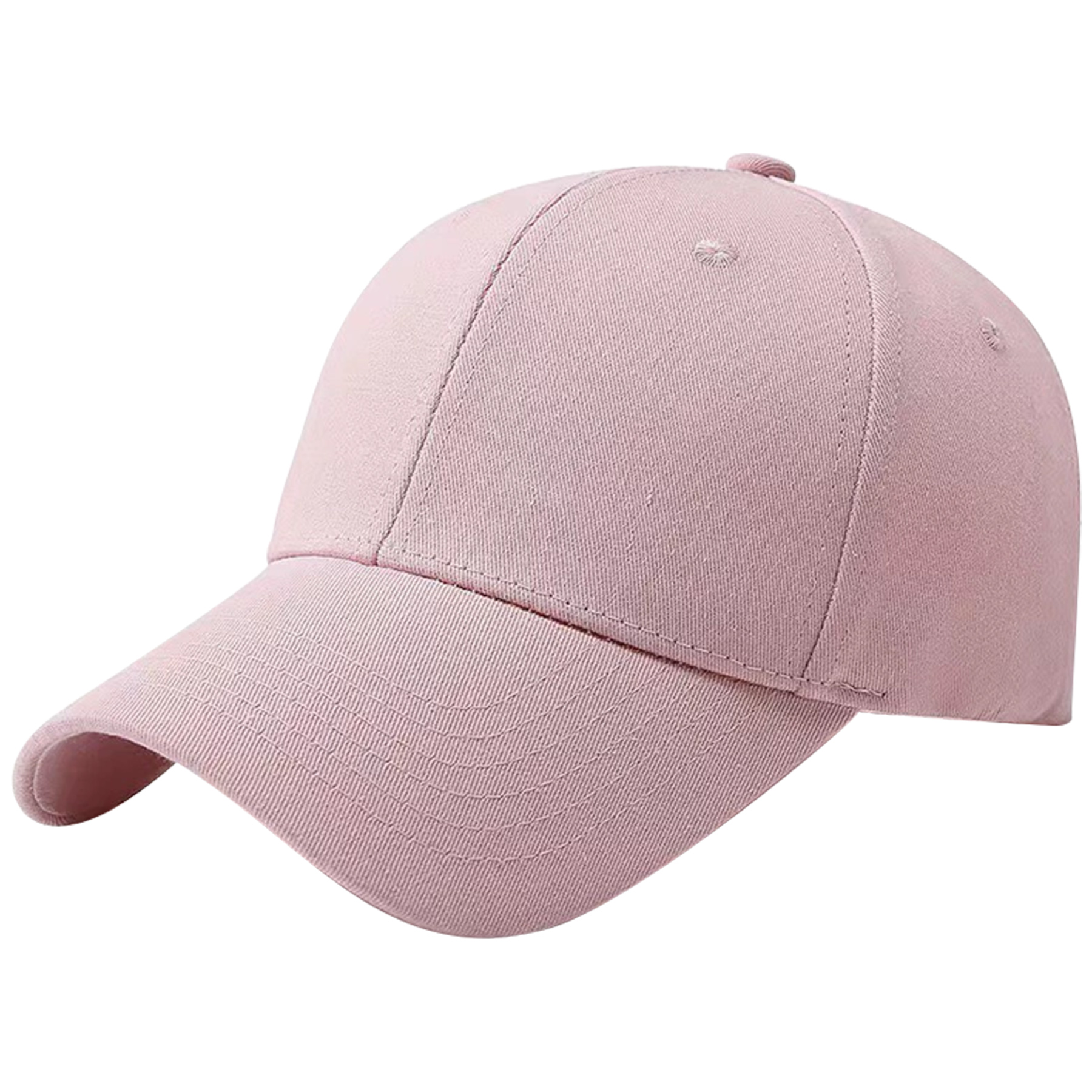 Classic 6-panel Curved Brim Baseball Cap With Plastic Snapback Clousure (MOQ: 1pc) 16