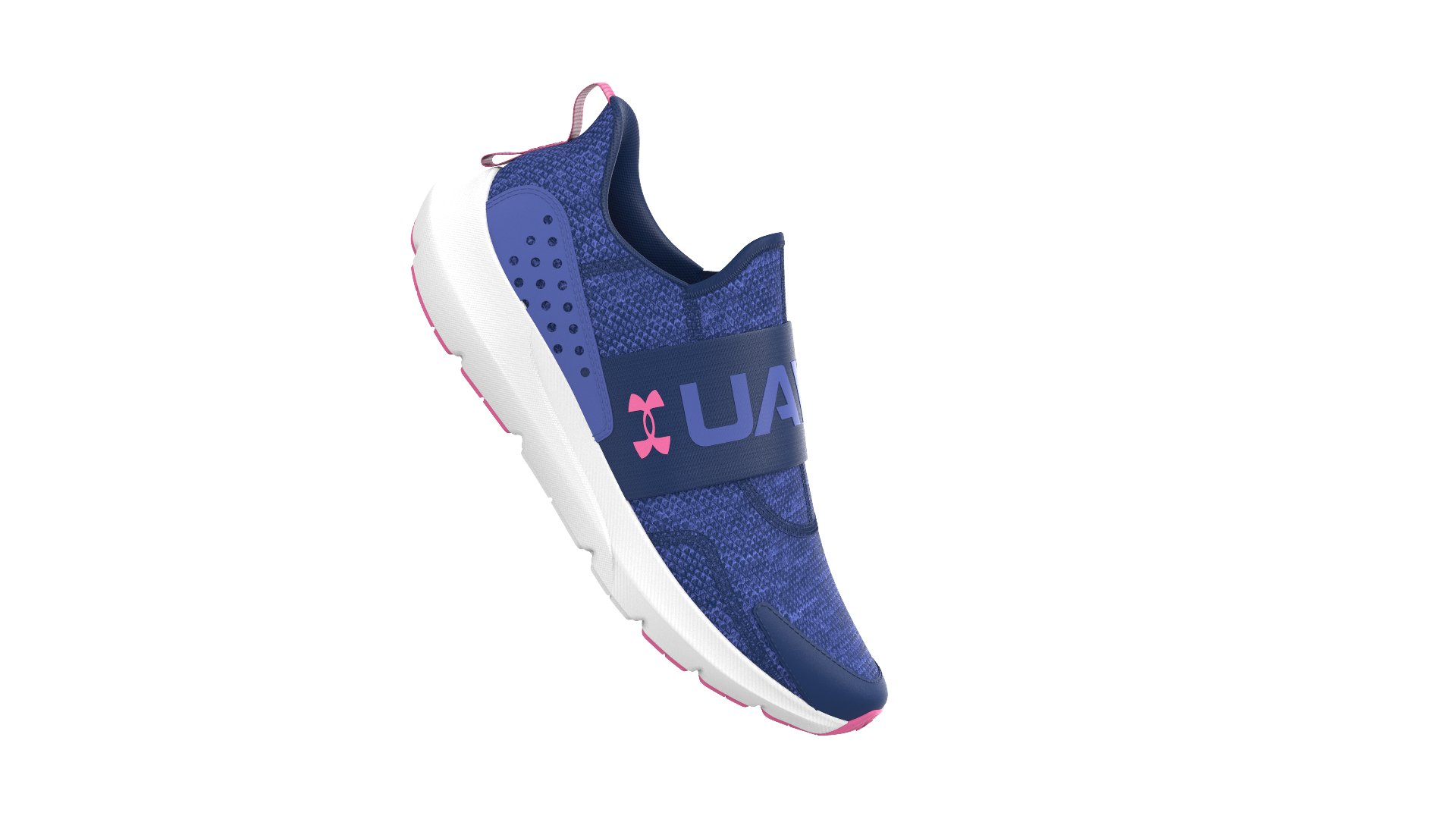 UA Surge 3 Slip Girls' Running Shoes 8