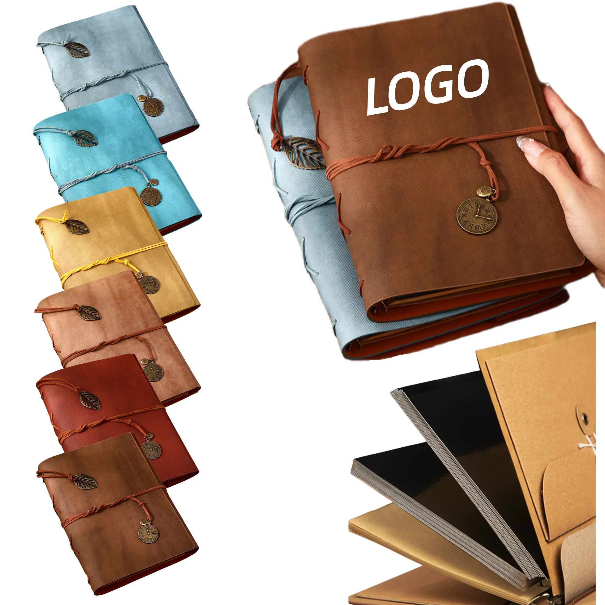 Retro Photo Album Loose-Leaf Notebook 5