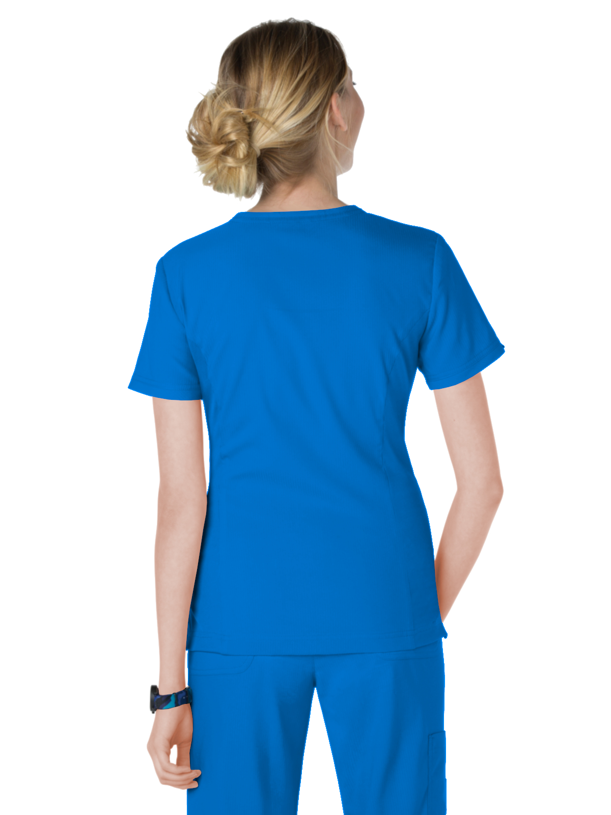 koi - Lite - Women's Four-Pocket Zipper Neck Serenity Top 36