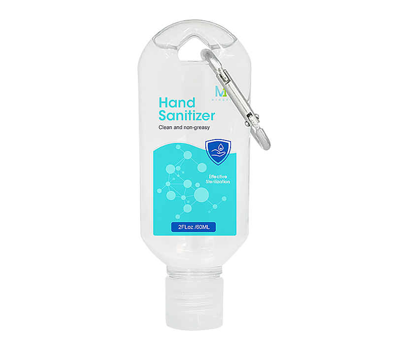 Hand Sanitizer Gel with Carabiner, 2 oz. 2