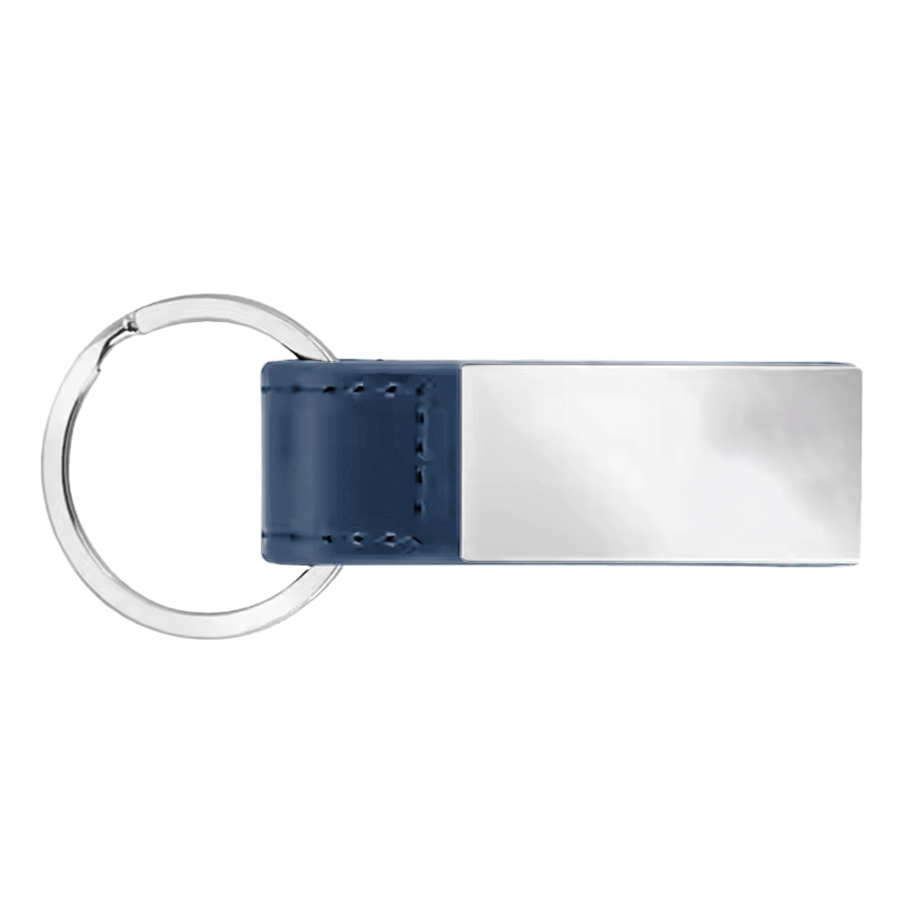 SleekPlate Leather & Metal Key Fob 17