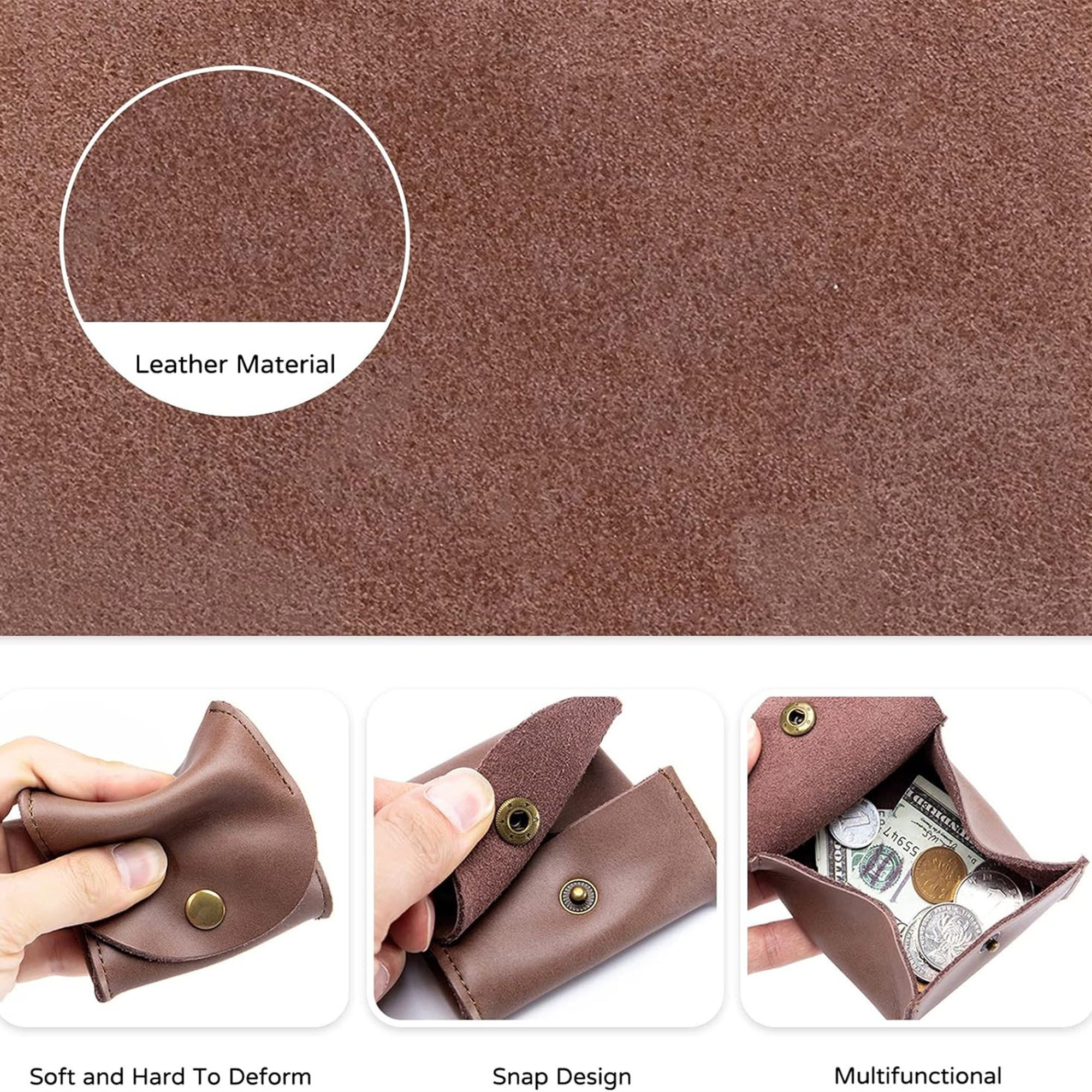 Genuine Leather Coin Purse 3