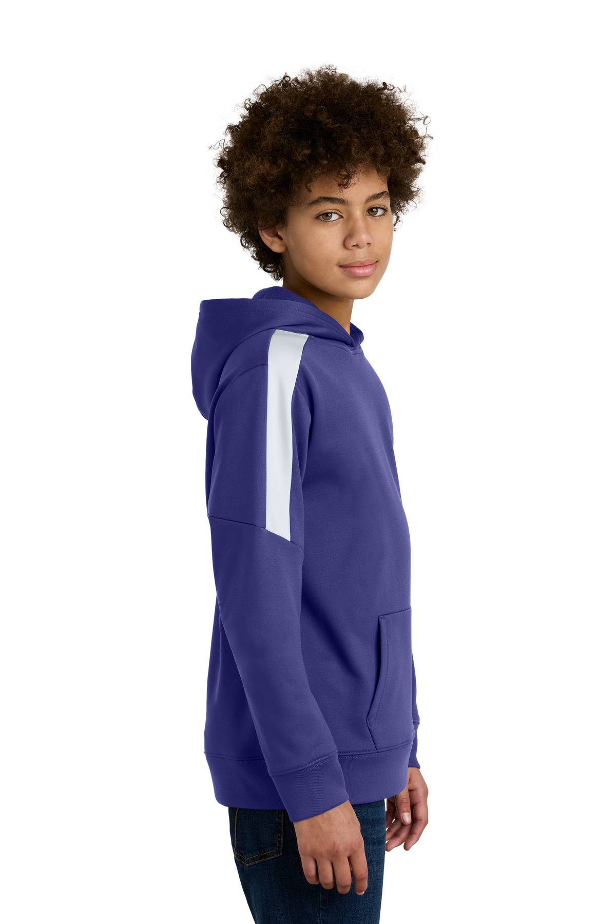Sport-Tek Youth Sport-Wick Fleece United Pullover Hoodie YST255 33