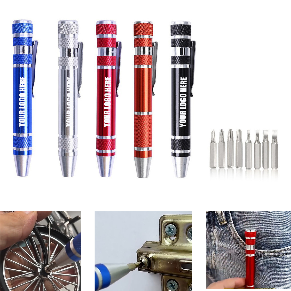 8-in-1 Custom Multitool Screwdriver Pen 2