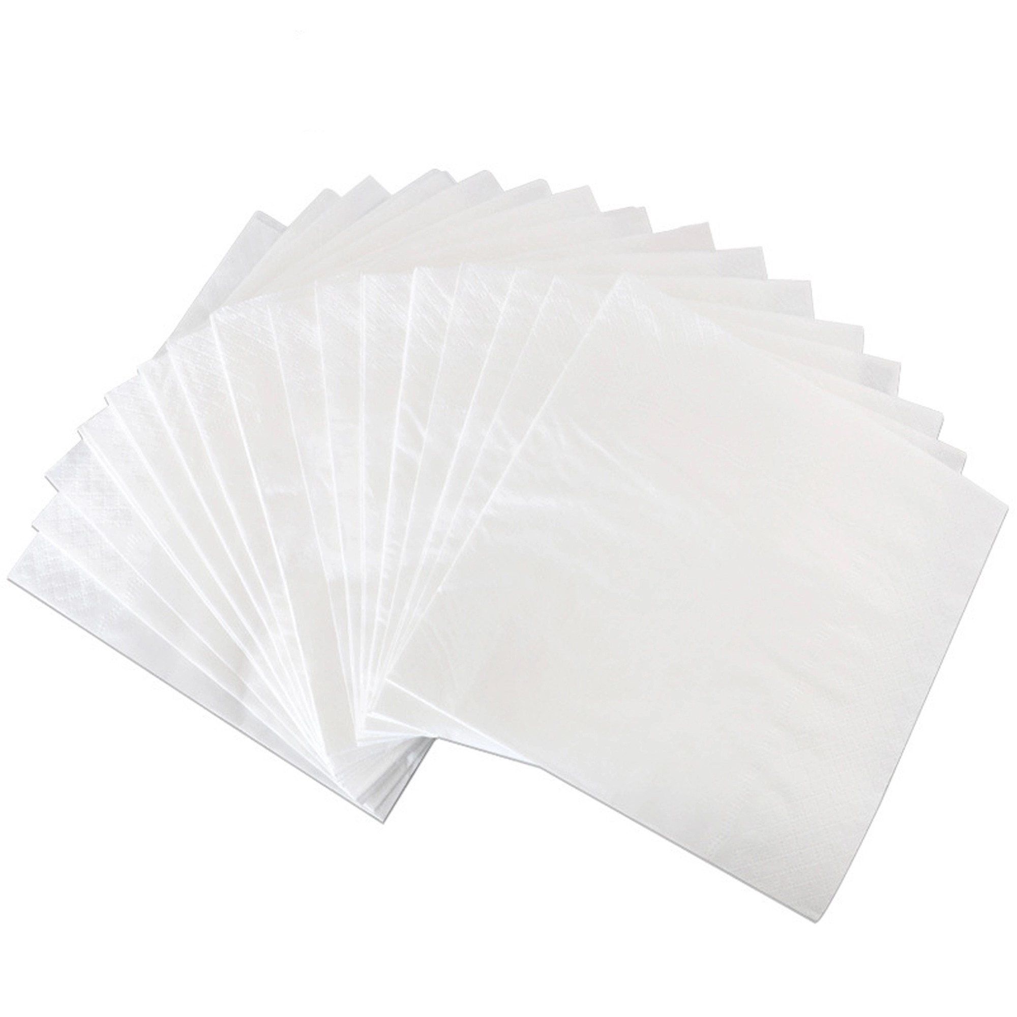 2-Ply White Beverage Napkin 5