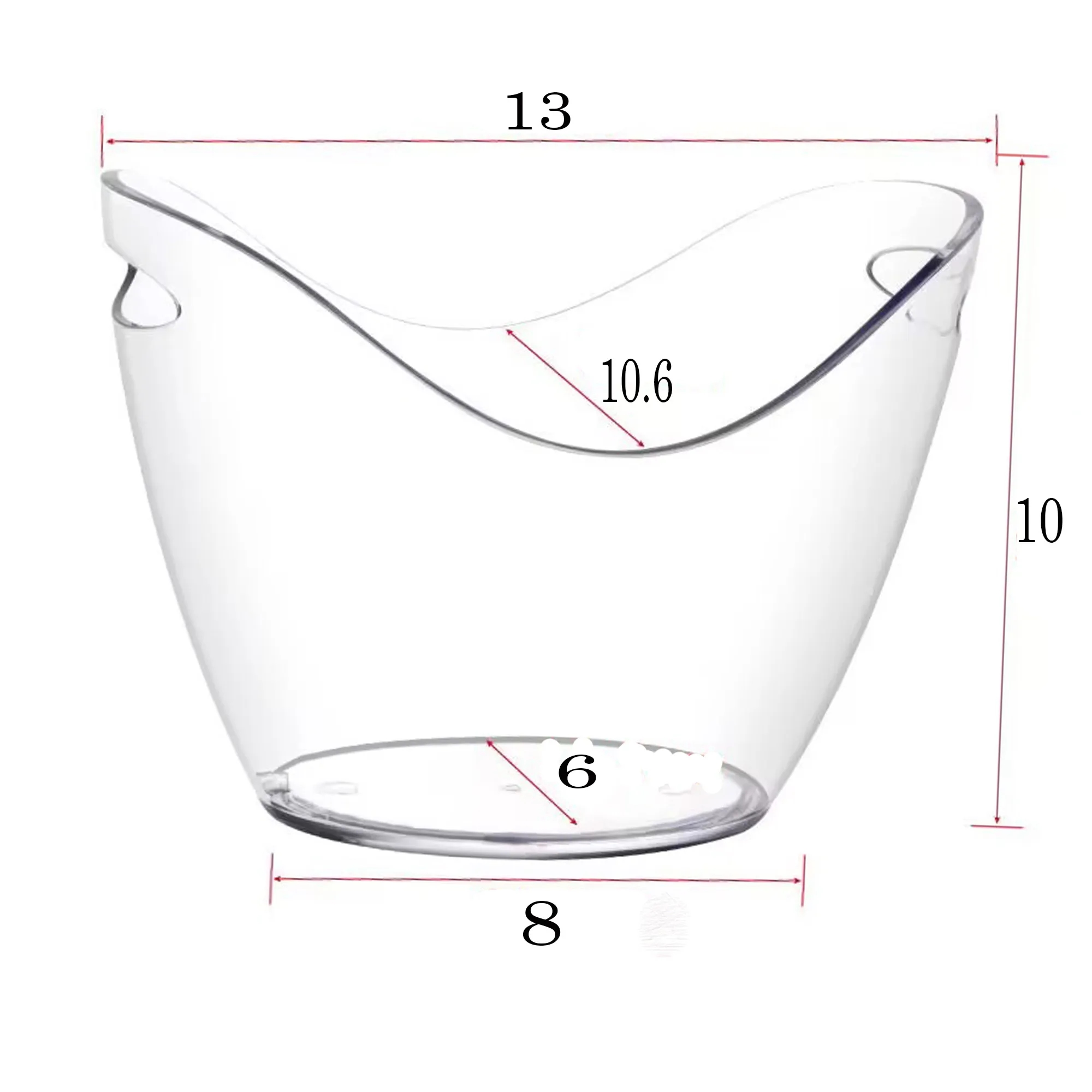 Clear Ice Bucket 3