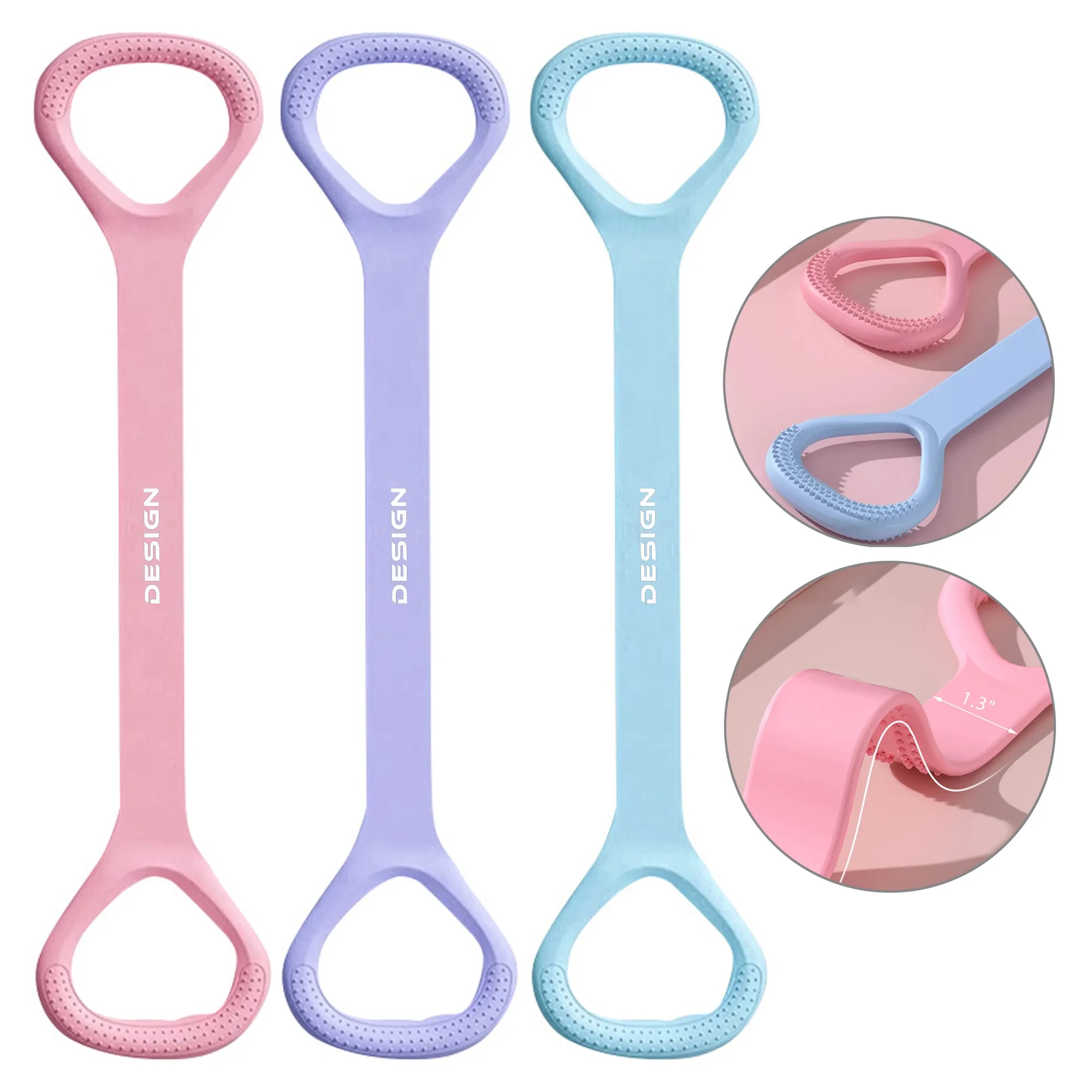 Yoga Open Shoulder Beauty Back Stretch Elastic Band 4