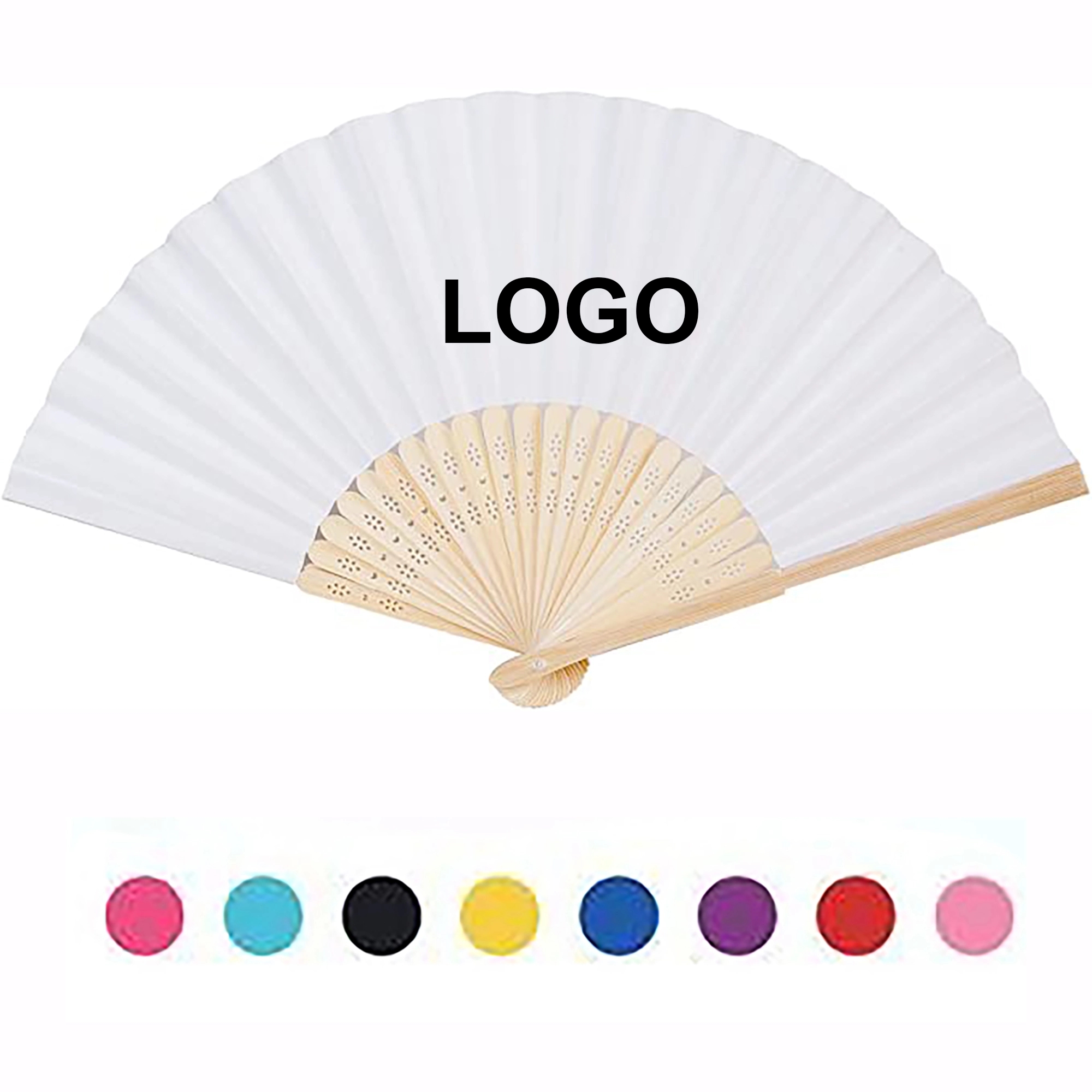 Bamboo Folding Paper Fans