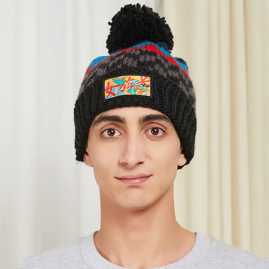 Adorn Acrylic Beanies w/ Pom 9
