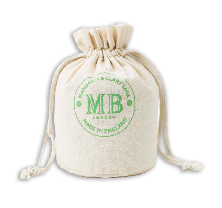 “Weedy” Round 100% Natural Cotton Drawstring Bags