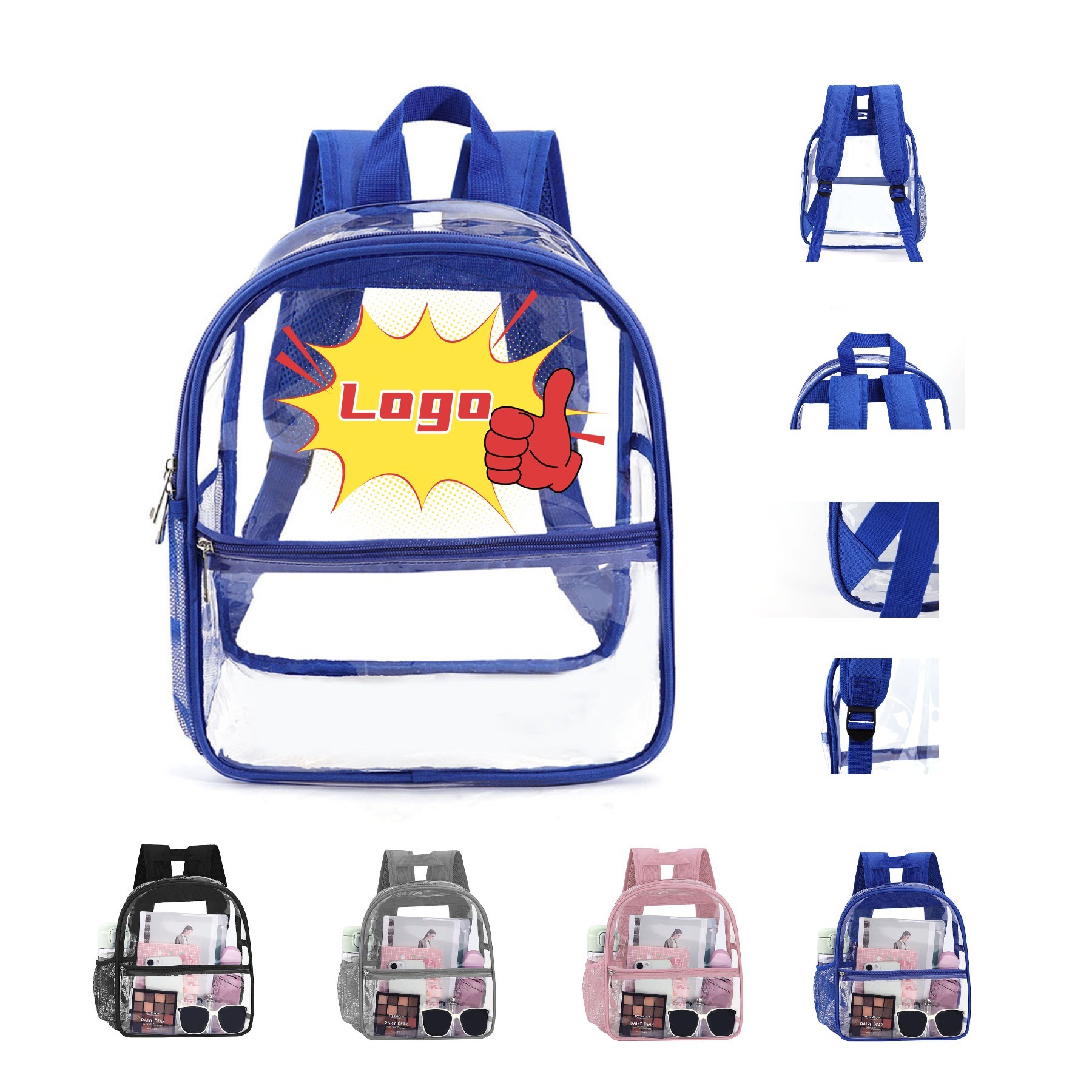 Waterproof Transparent PVC Backpack