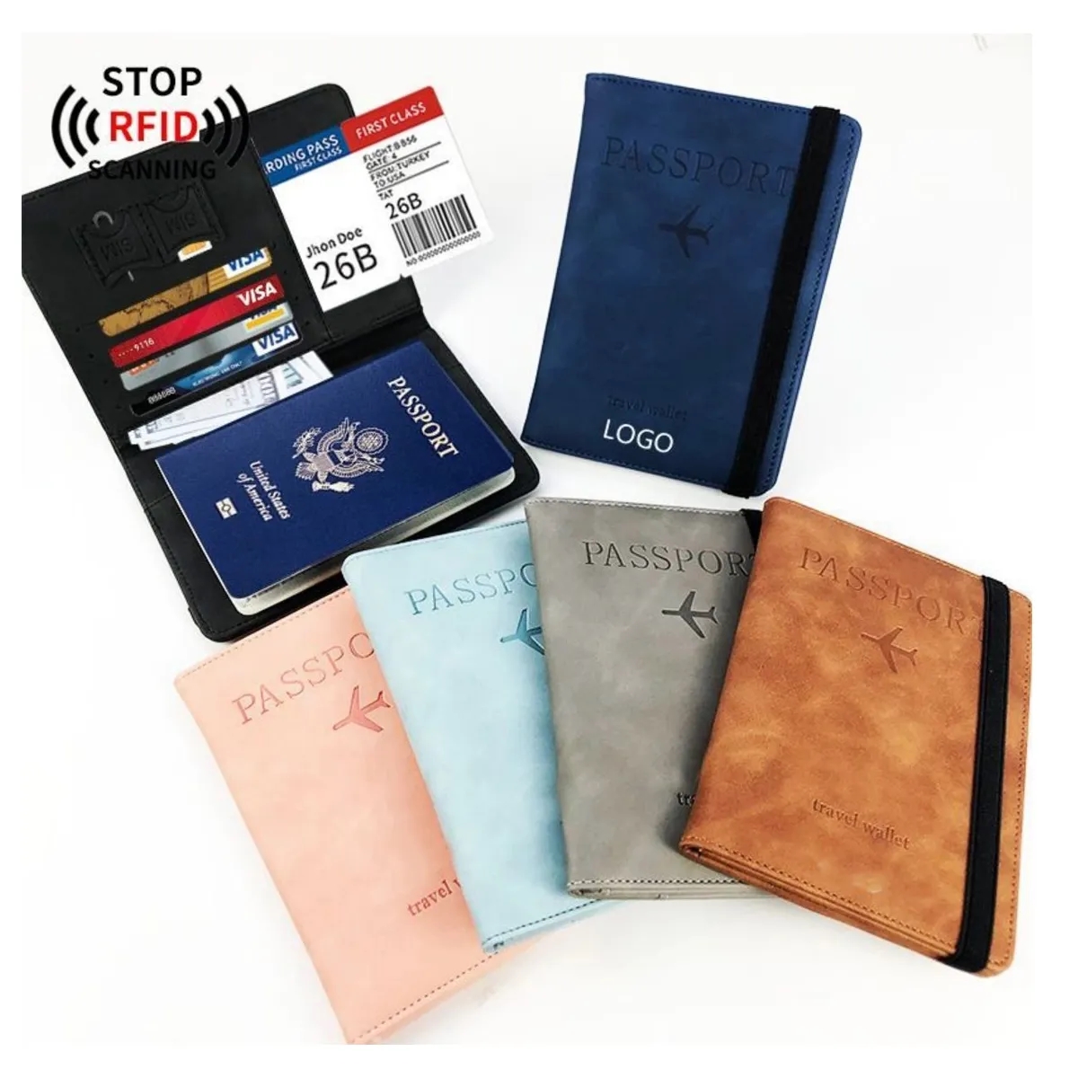 Passport Holder Cover Wallet 3