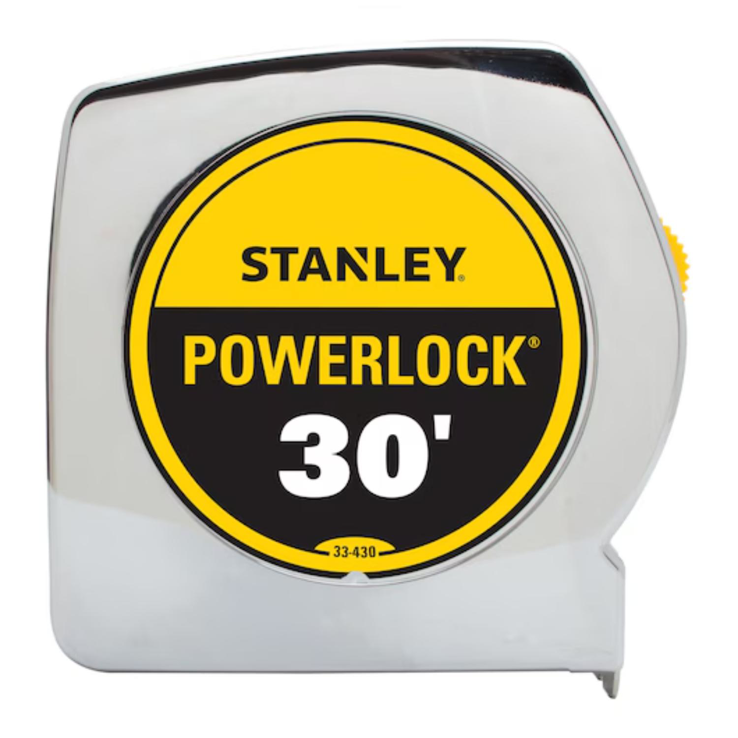 30 ft. Stanley Tools® USA-Made PowerLock® Tape Measure with BladeArmor® 3