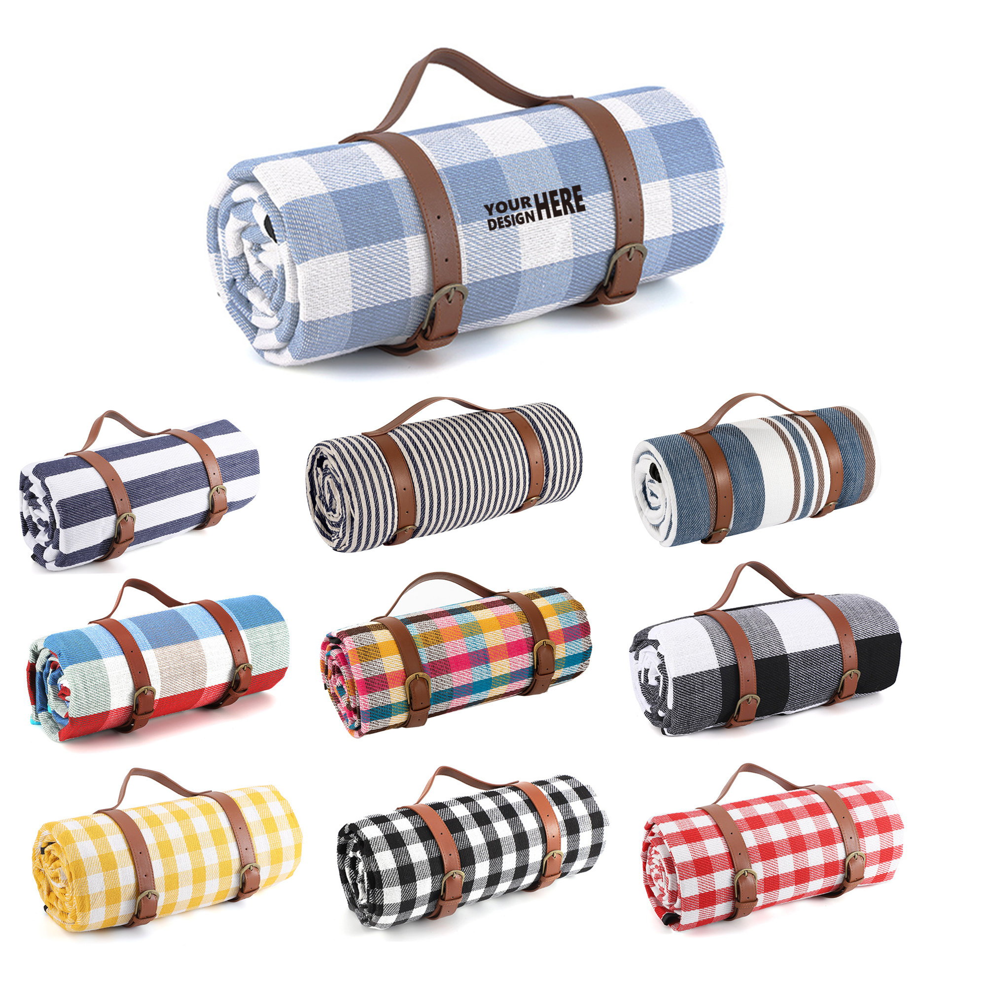 MOQ 50 Waterproof Picnic Blanket 7