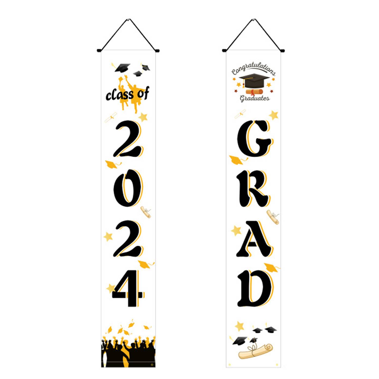 Graduation Season Couplet Congratulations Banner Door 9