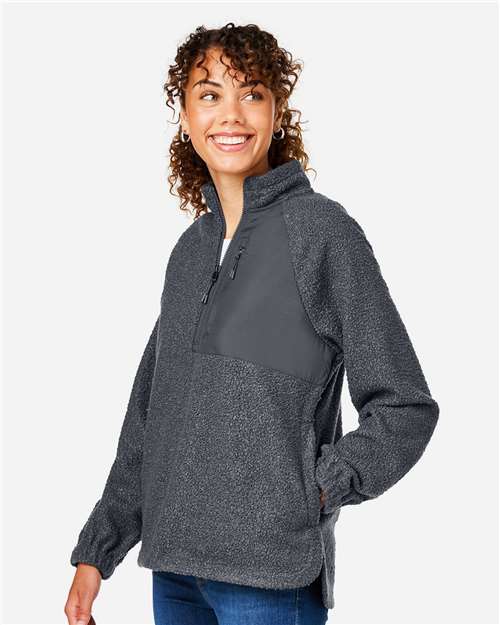 Women's Aura Sweater Fleece Quarter-Zip Pullover - NE713W 16