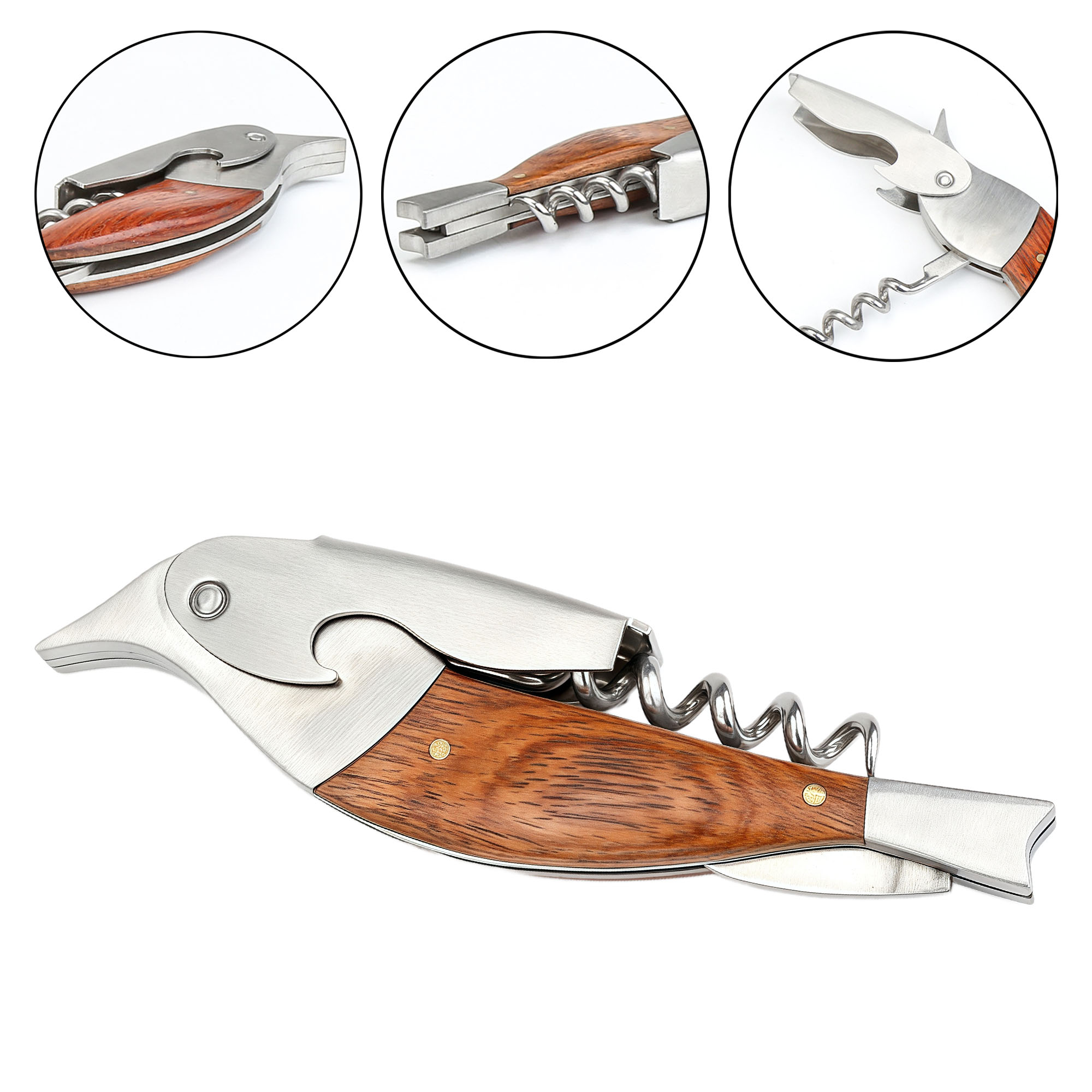 Household Corkscrew- Multi-Functional Bottle Opener 3