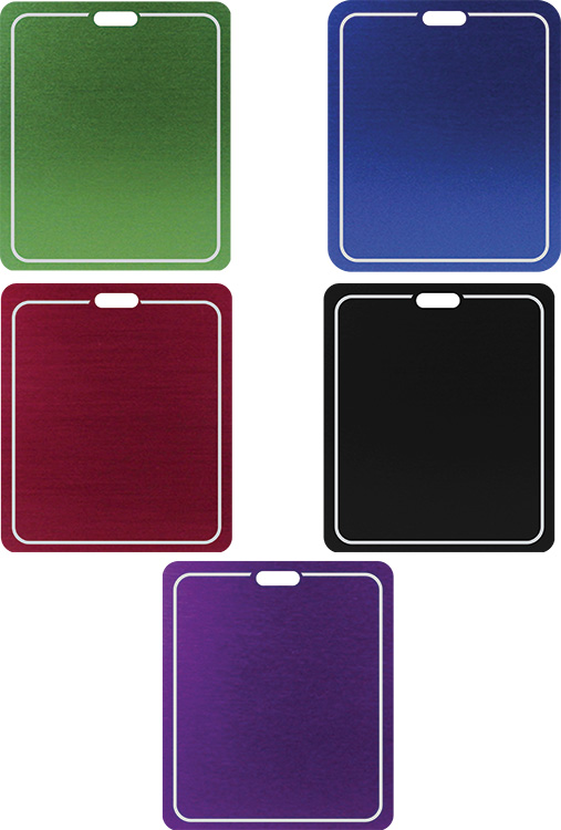 Laser engraved Rectangle Bag Tags 4