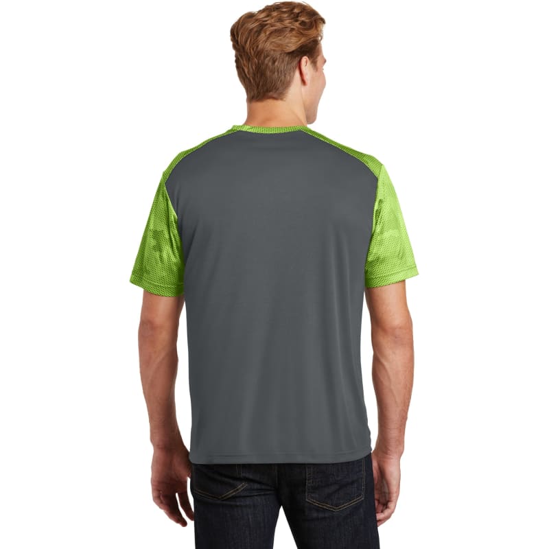 Sport-Tek CamoHex Colorblock Tee. 2
