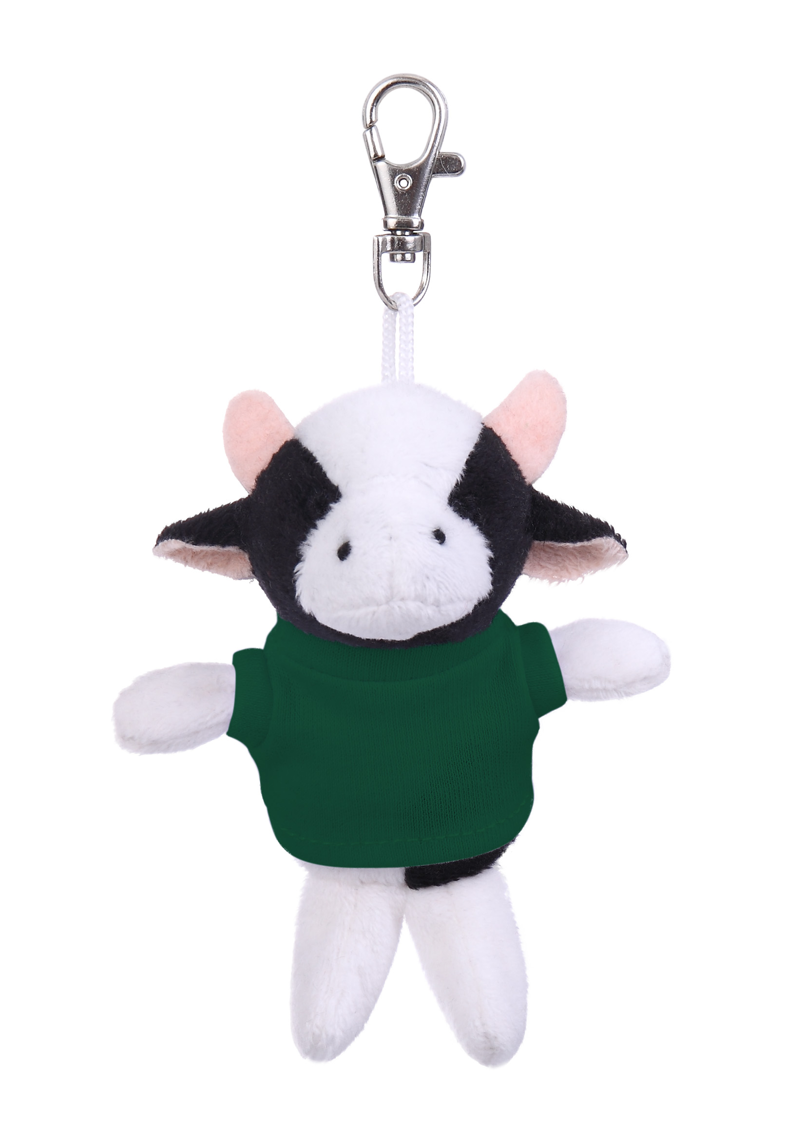Soft Plush Cow Keychain with Tee 5