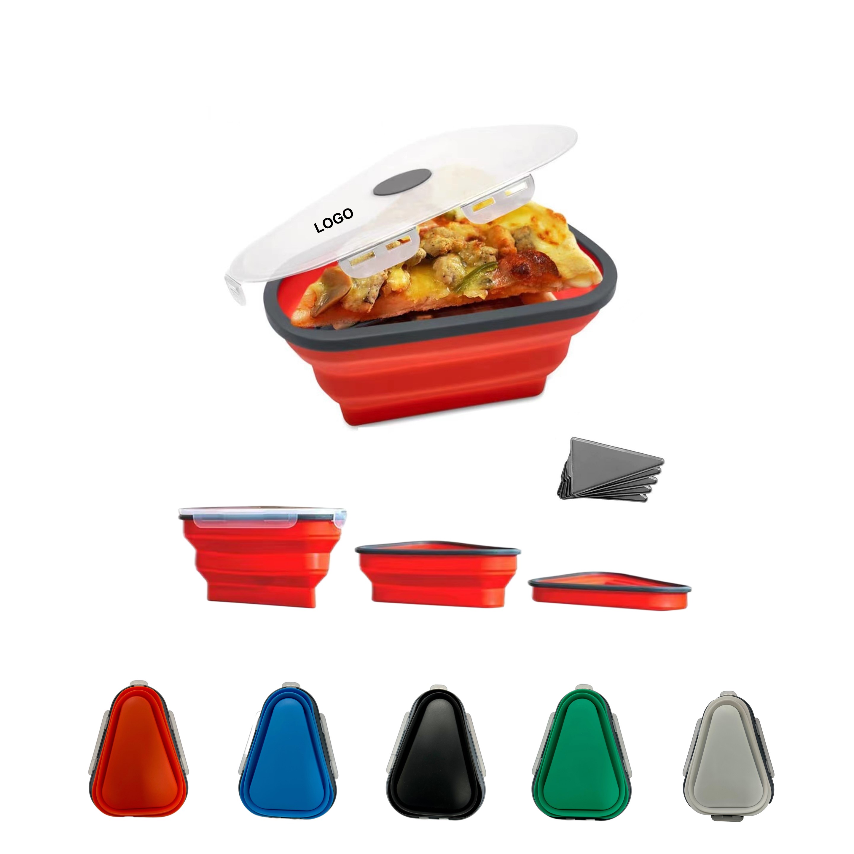 Collapsible Pizza Storage Container (direct import) 3
