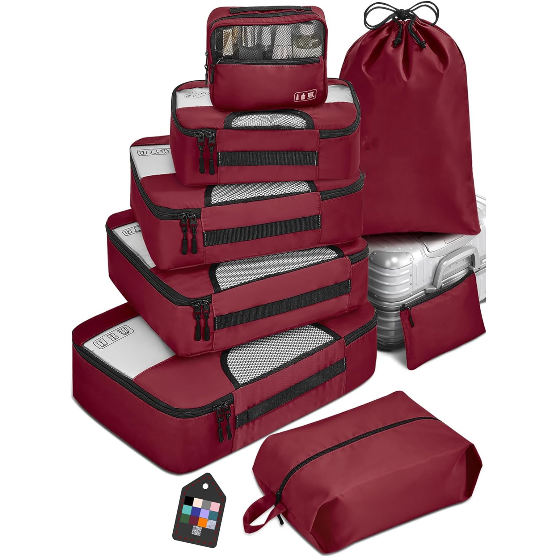 6 Set Packing Cubes for Travel 7