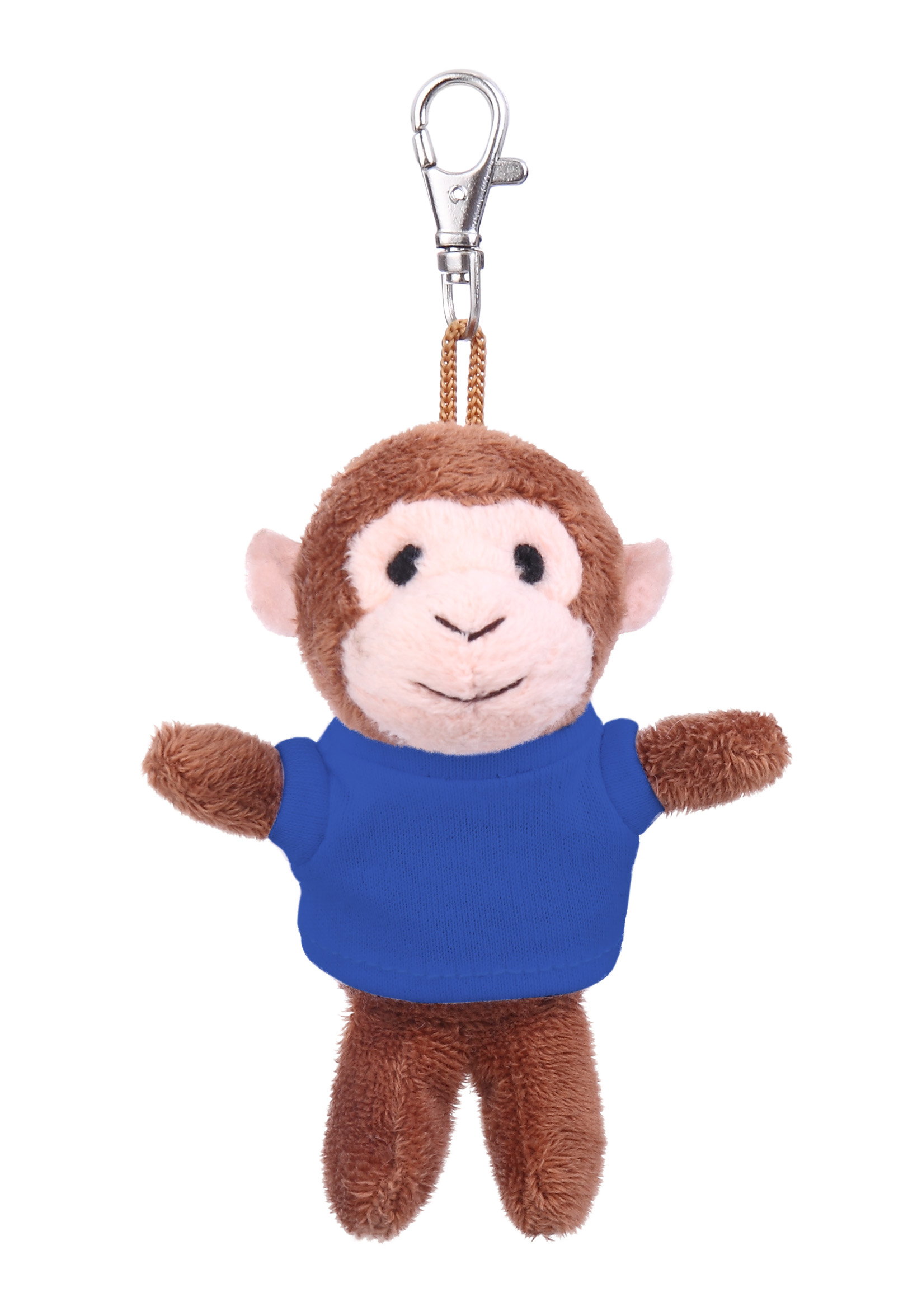 Soft Plush Monkey Keychain with Tee 2