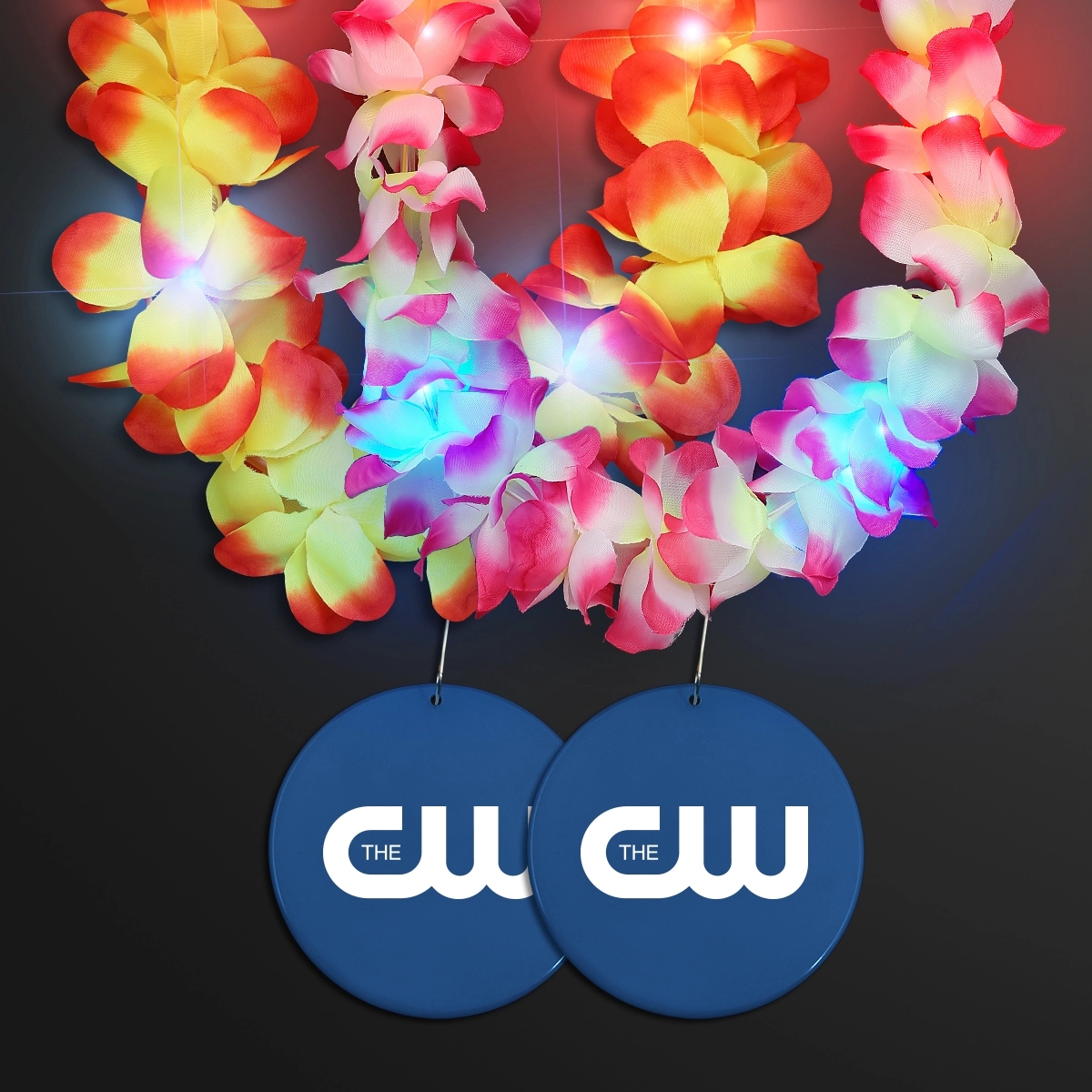 Light Up Hawaiian Leis with Custom Circle Medallion 7