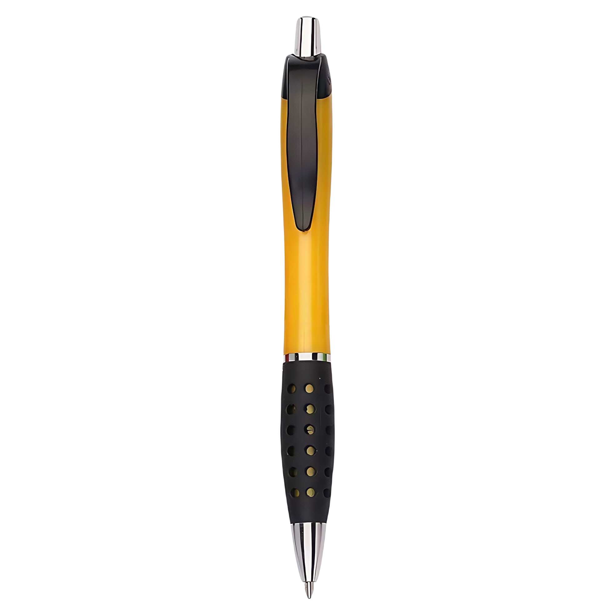 Retractable Ballpoint Pen with Hollow Sleeve - White 4