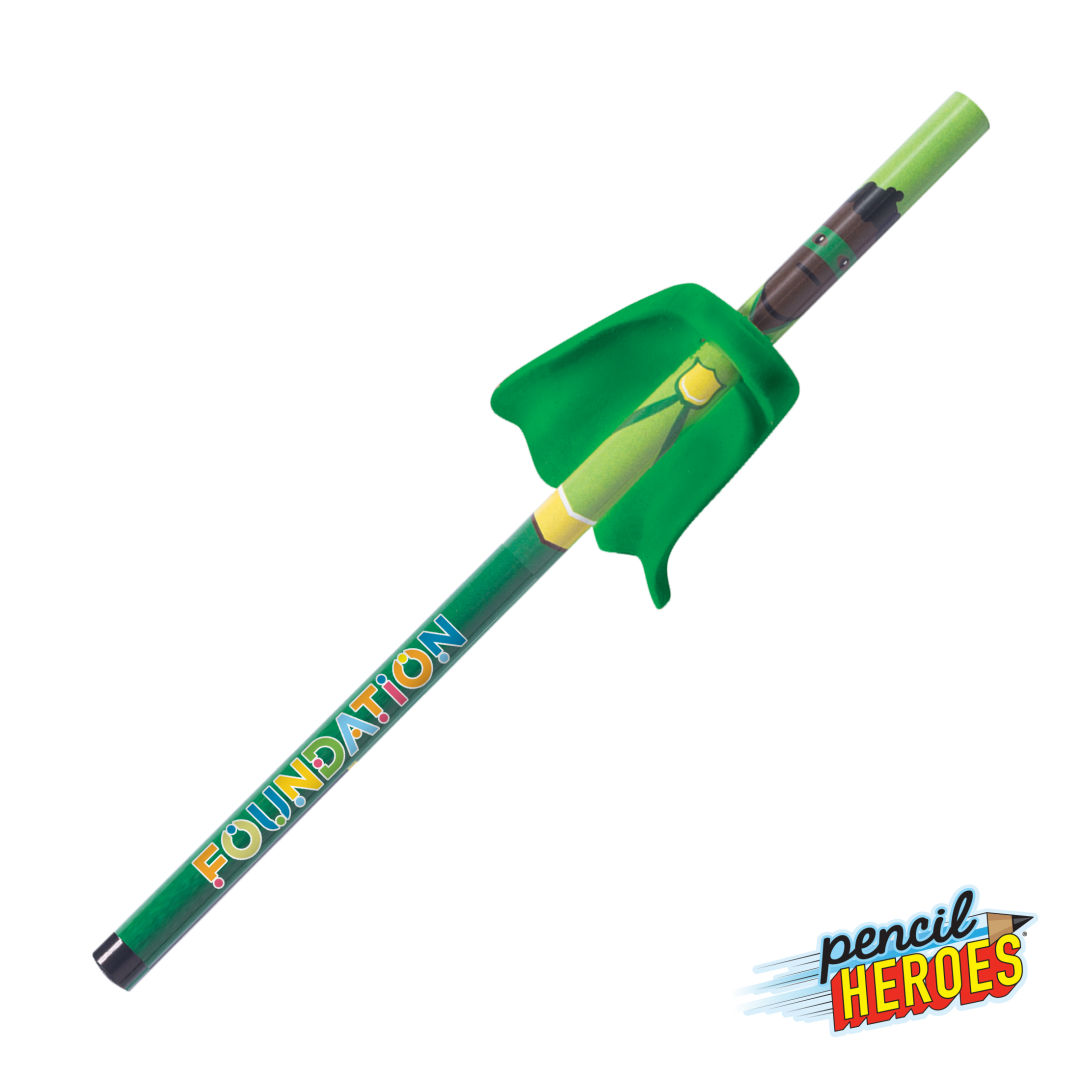 Pencil Heroes®  Superhero Series Male w/Cape Pencil