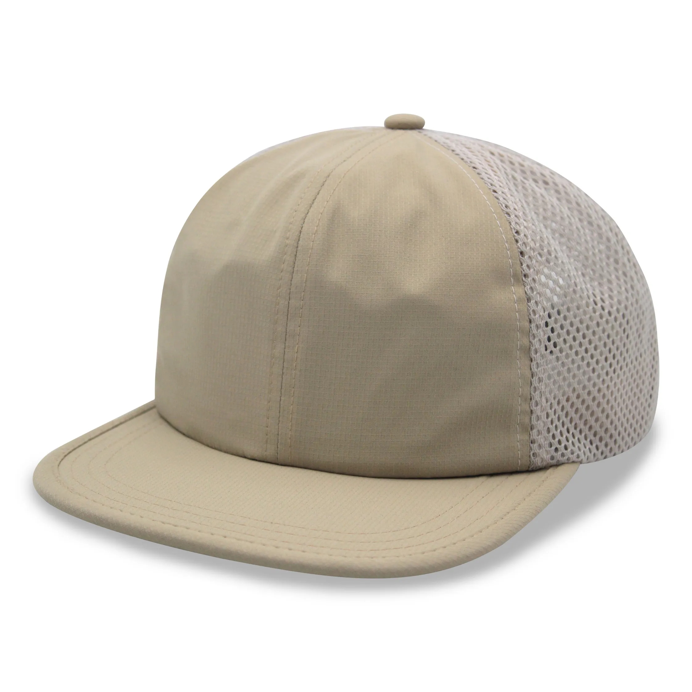 Wide set mesh trucker cap