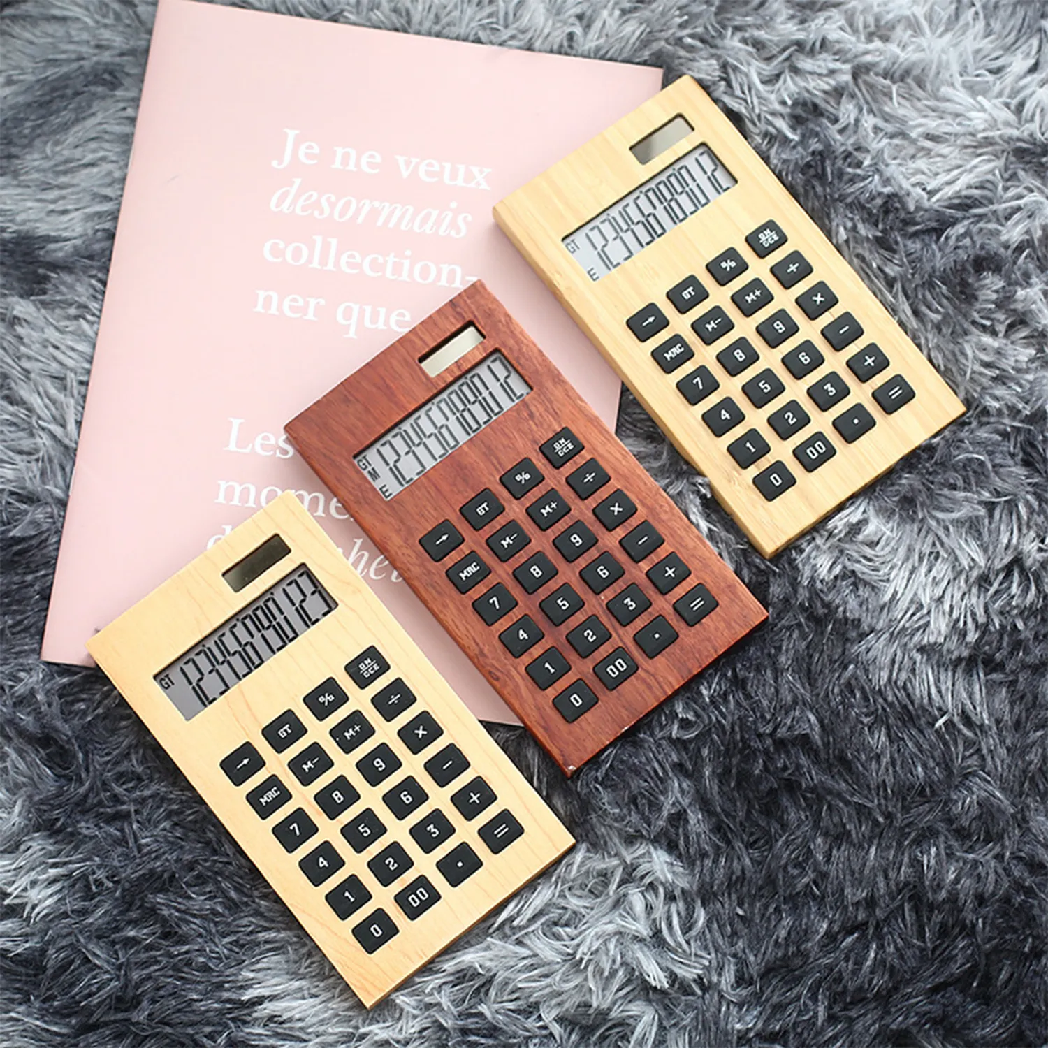 Bamboo 10 Solar Powered Student Electronic Calculator 2